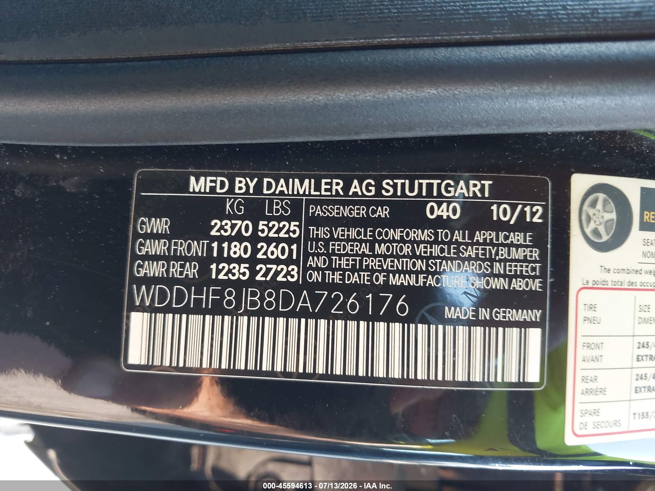 2013 Mercedes-benz E 350 4matic Black vin: WDDHF8JB8DA726176