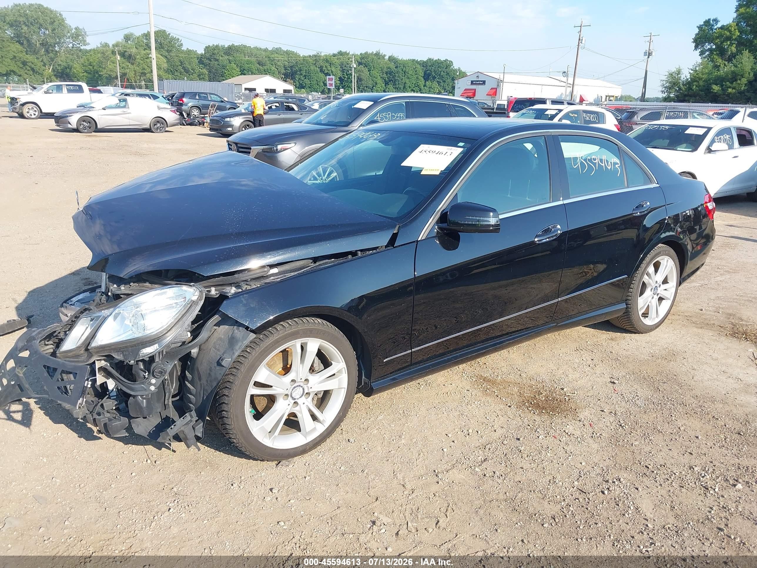 2013 Mercedes-benz E 350 4matic Black vin: WDDHF8JB8DA726176