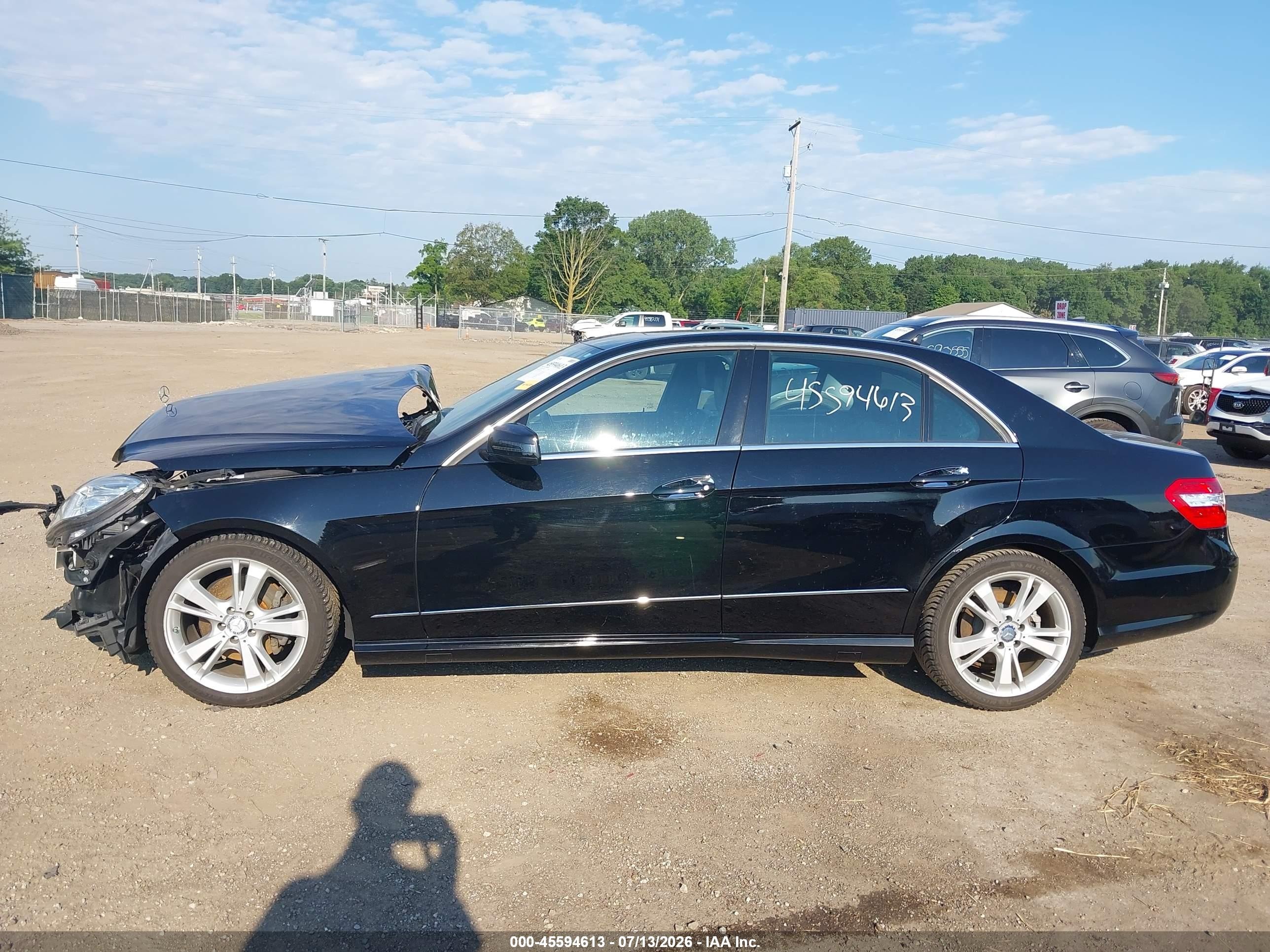 2013 Mercedes-benz E 350 4matic Black vin: WDDHF8JB8DA726176