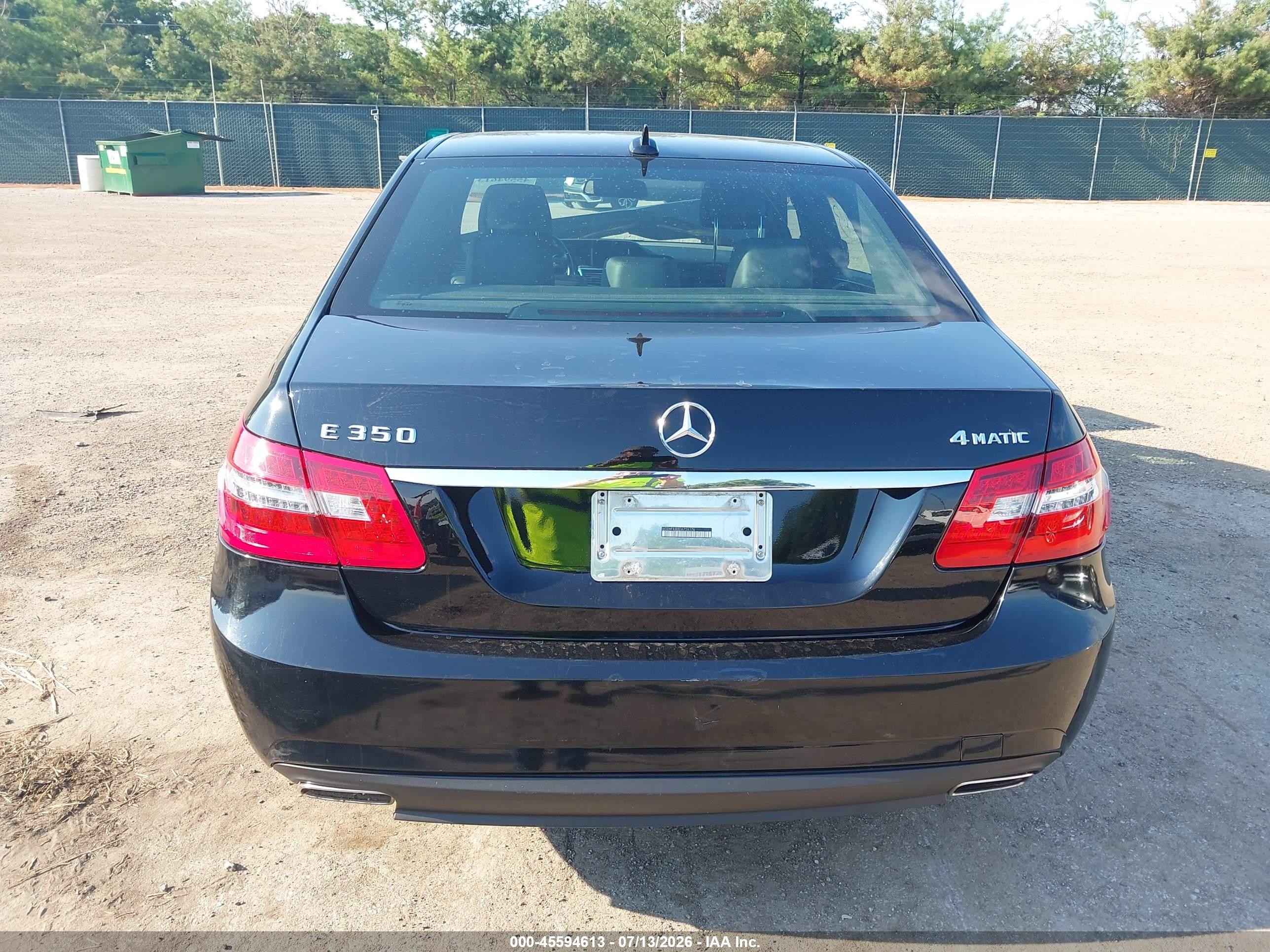 2013 Mercedes-benz E 350 4matic Black vin: WDDHF8JB8DA726176