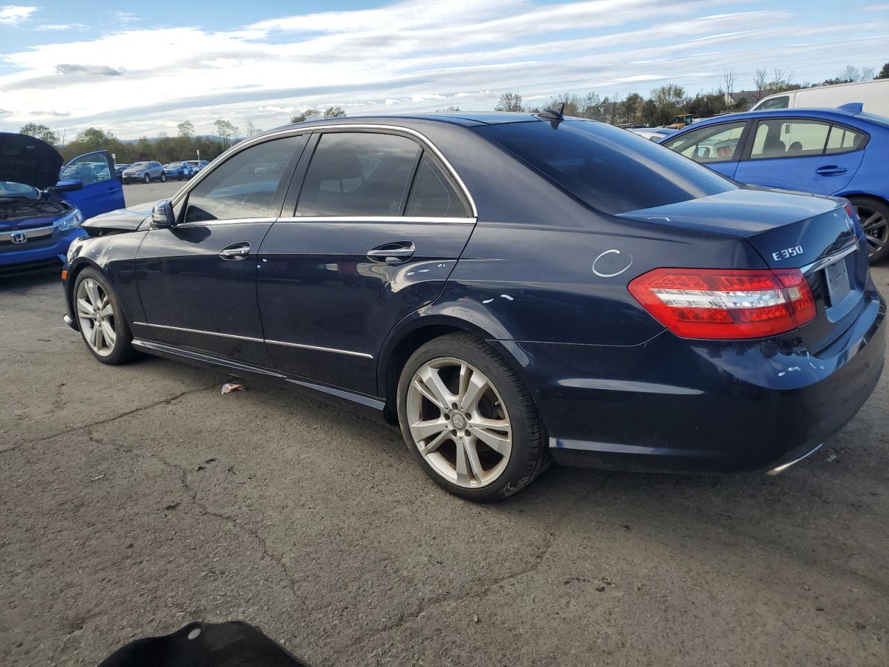 2013 Mercedes-benz E 350 4matic Blue vin: WDDHF8JB8DA753930