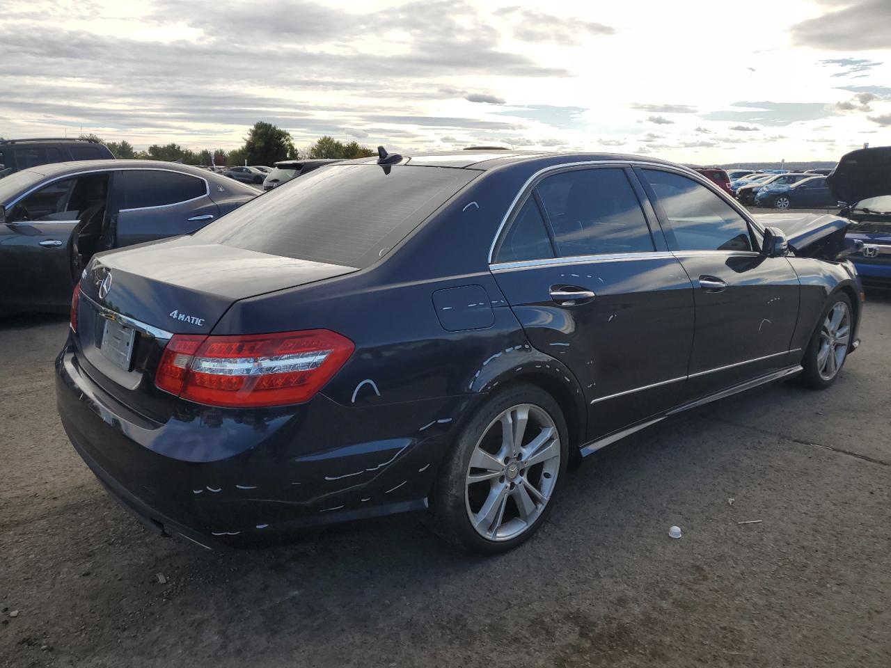 2013 Mercedes-benz E 350 4matic Blue vin: WDDHF8JB8DA753930