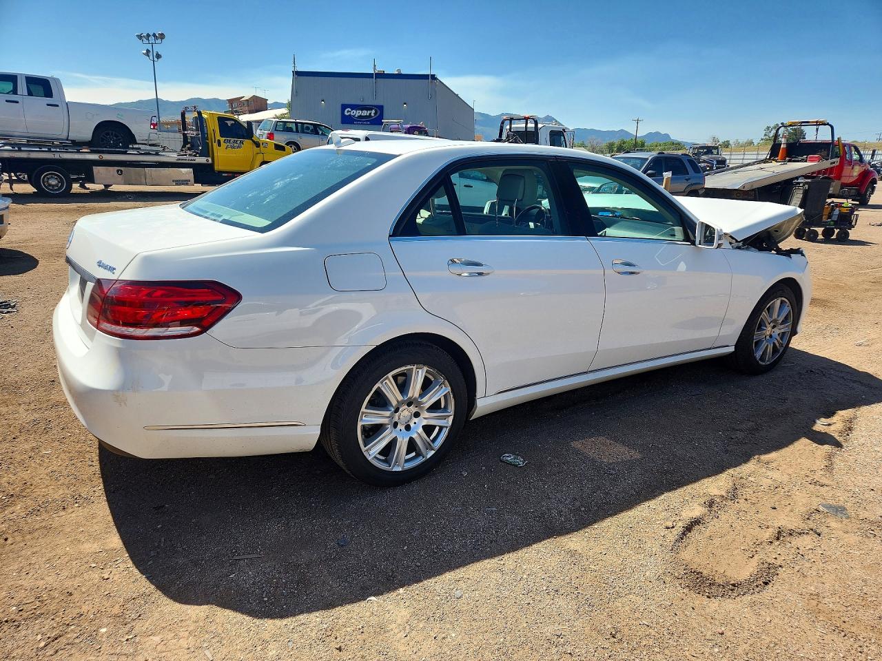 2014 Mercedes-benz E 350 4matic White vin: WDDHF8JB8EA976499