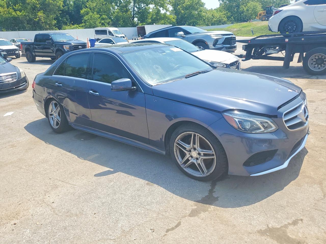 2014 Mercury E350 Синий vin: WDDHF8JB8EA980830