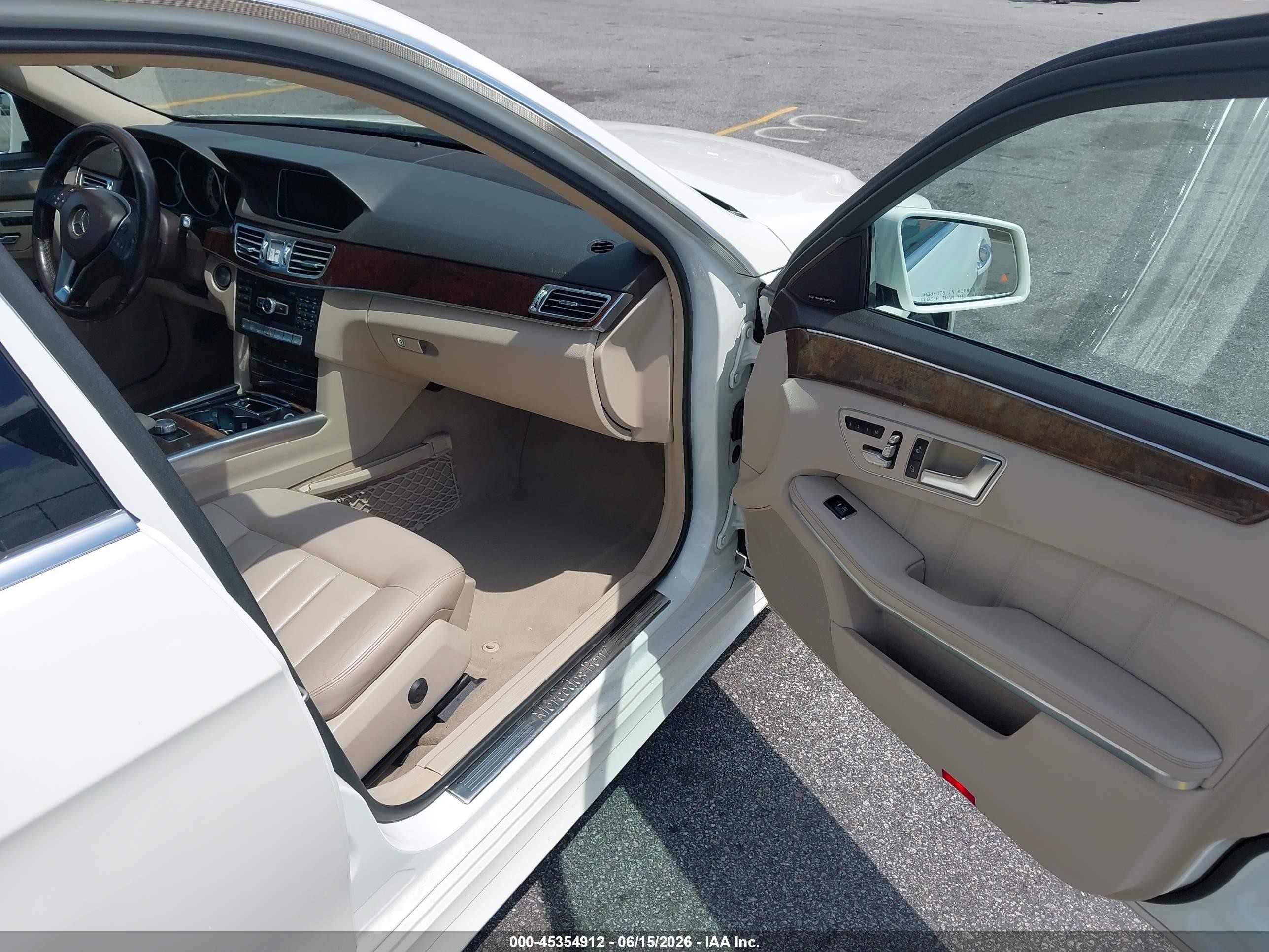 2014 Mercedes-benz E 350 4matic White vin: WDDHF8JB8EA985333