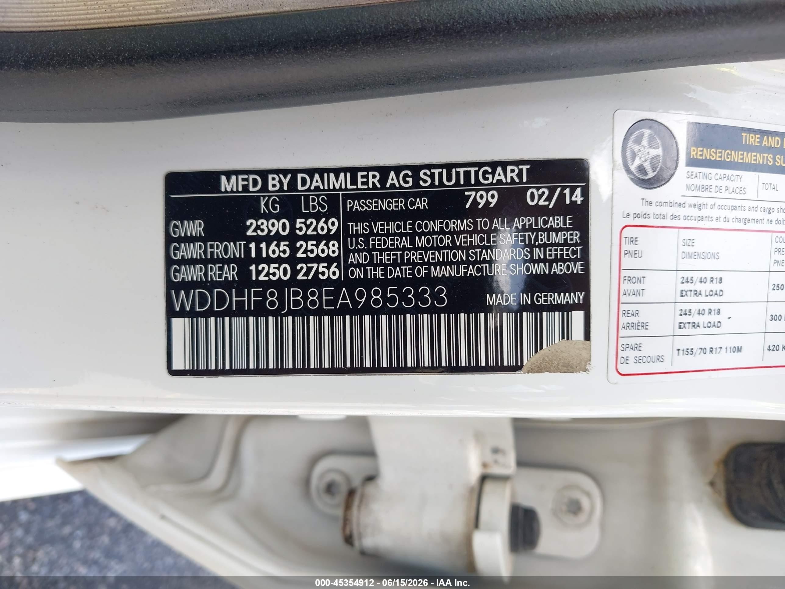2014 Mercedes-benz E 350 4matic White vin: WDDHF8JB8EA985333