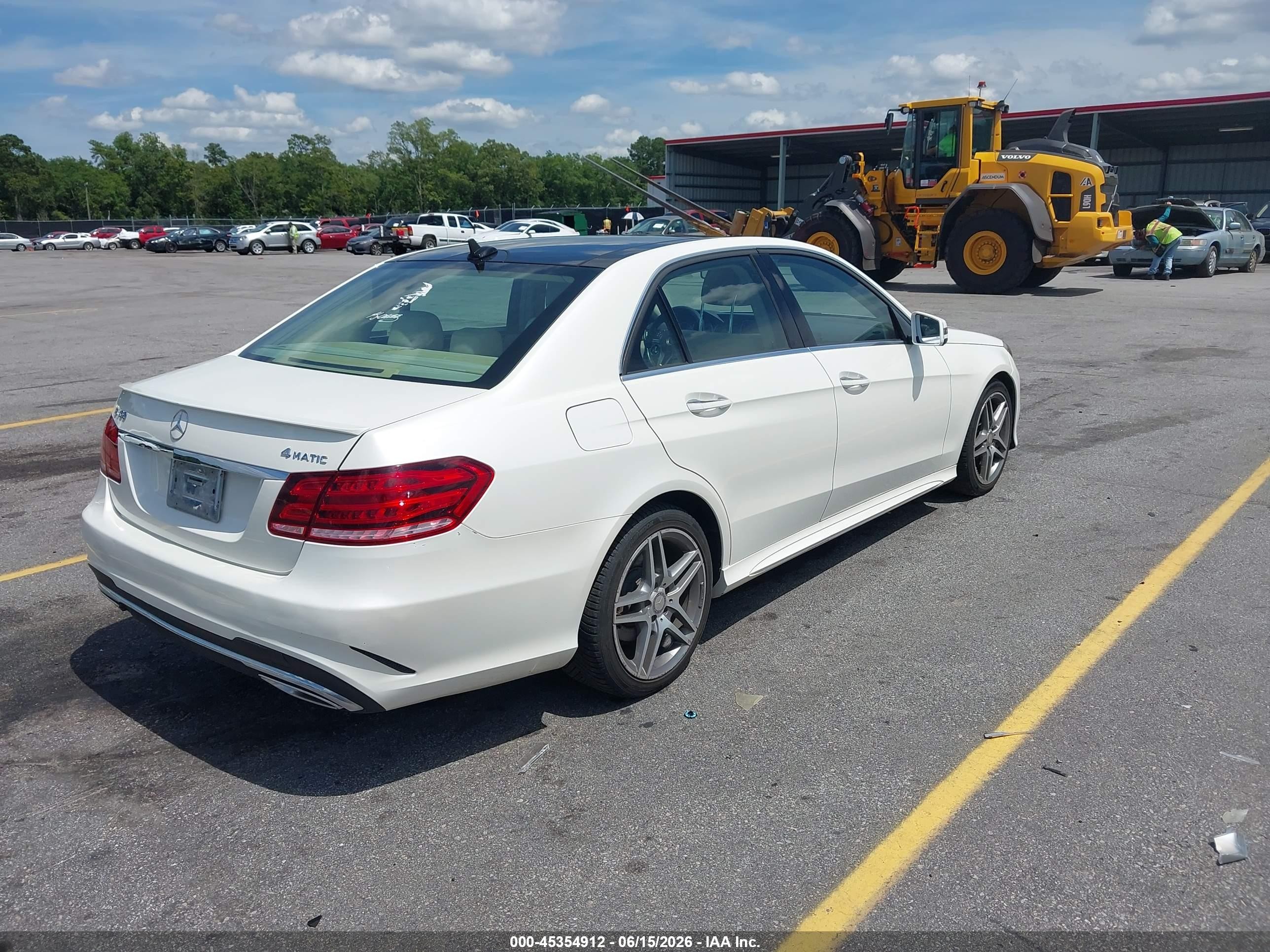 2014 Mercedes-benz E 350 4matic White vin: WDDHF8JB8EA985333