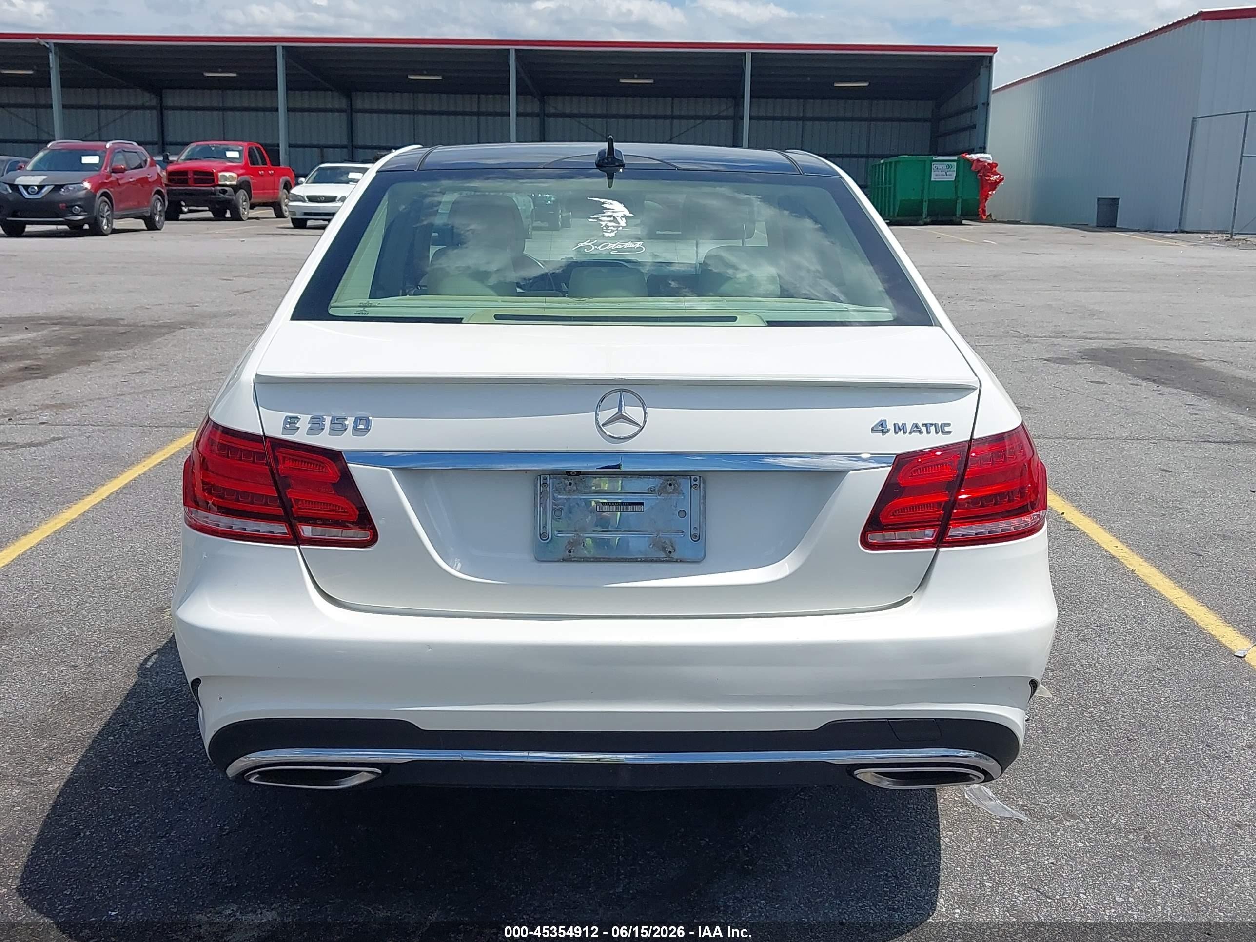 2014 Mercedes-benz E 350 4matic White vin: WDDHF8JB8EA985333