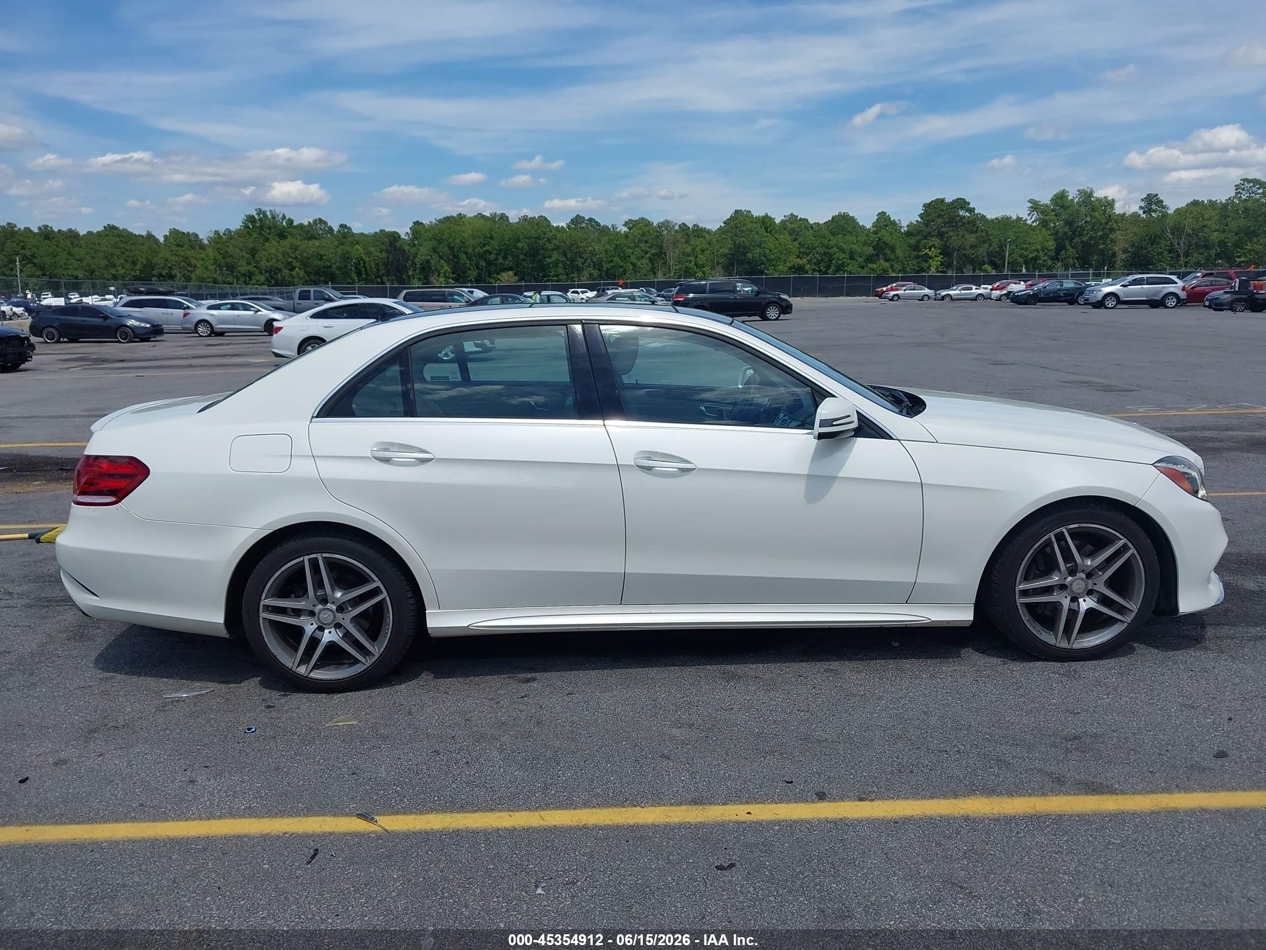 2014 Mercedes-benz E 350 4matic White vin: WDDHF8JB8EA985333