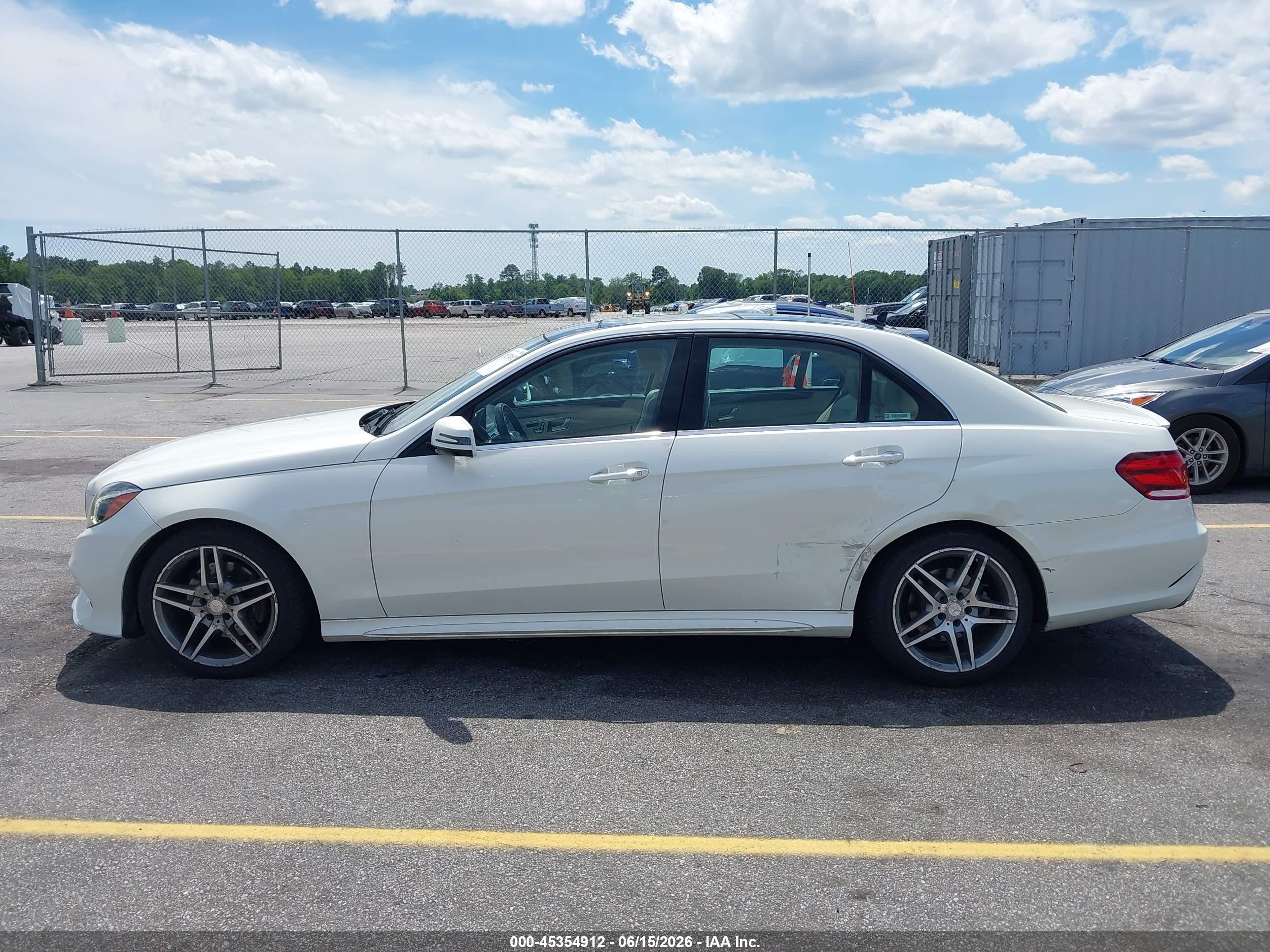 2014 Mercedes-benz E 350 4matic White vin: WDDHF8JB8EA985333