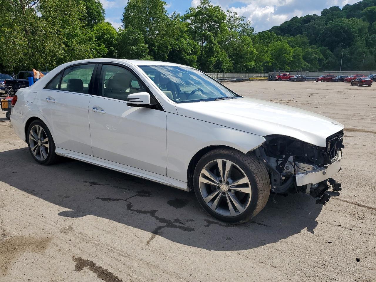 2014 Mercedes-benz E 350 4matic Белый vin: WDDHF8JB8EA994677