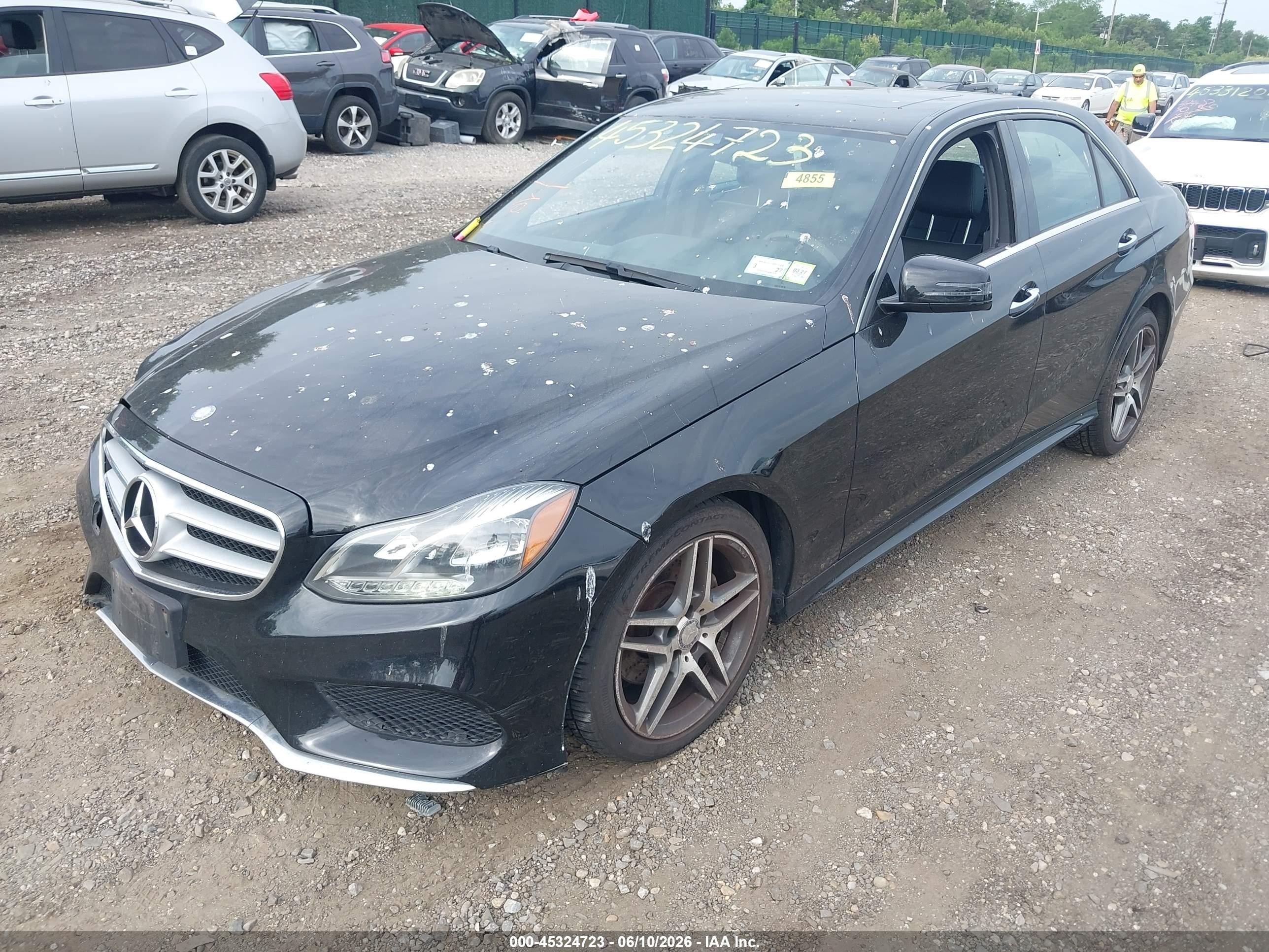 2014 Mercedes-benz E 350 4matic Black vin: WDDHF8JB8EB013242