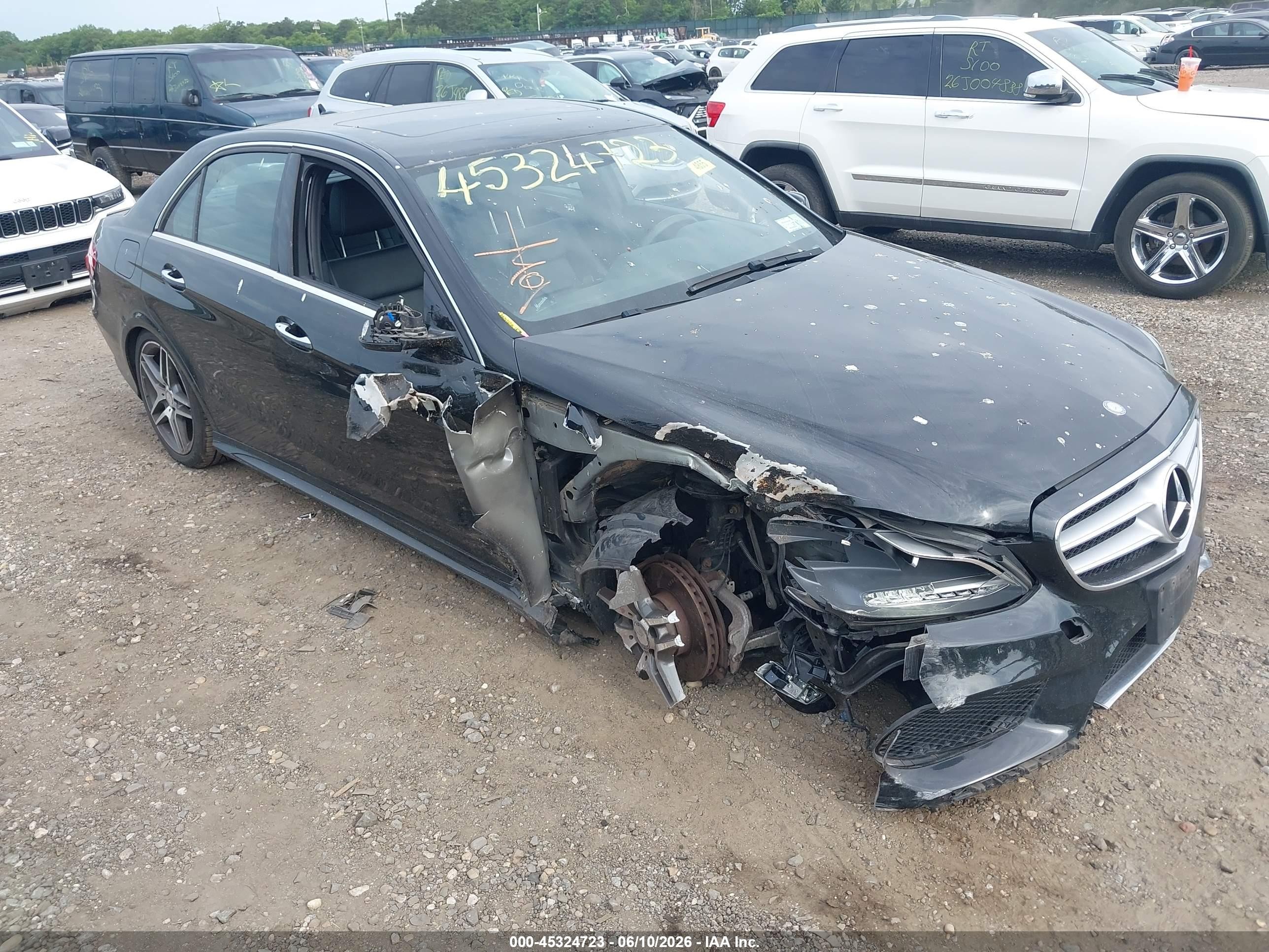 2014 Mercedes-benz E 350 4matic Black vin: WDDHF8JB8EB013242