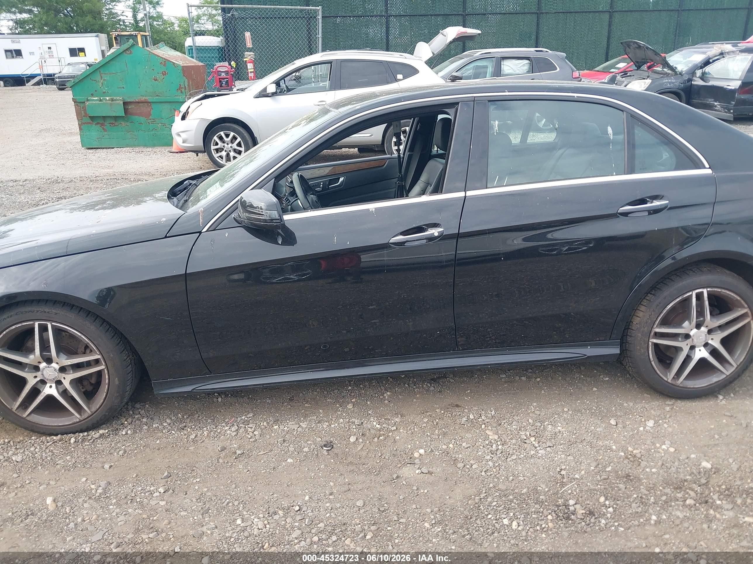 2014 Mercedes-benz E 350 4matic Black vin: WDDHF8JB8EB013242