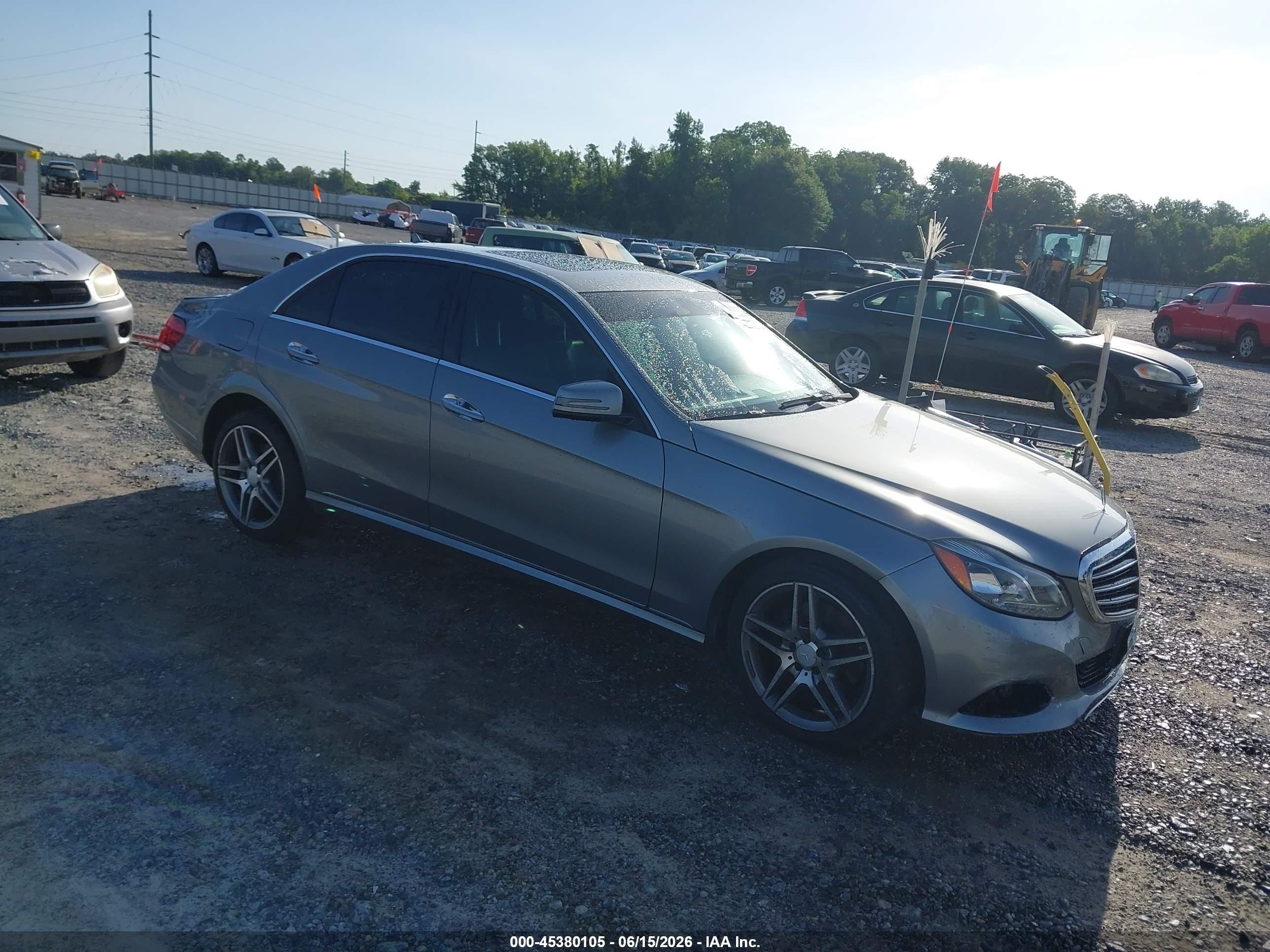 2014 Mercedes-benz E 350 4matic Gray vin: WDDHF8JB8EB017906