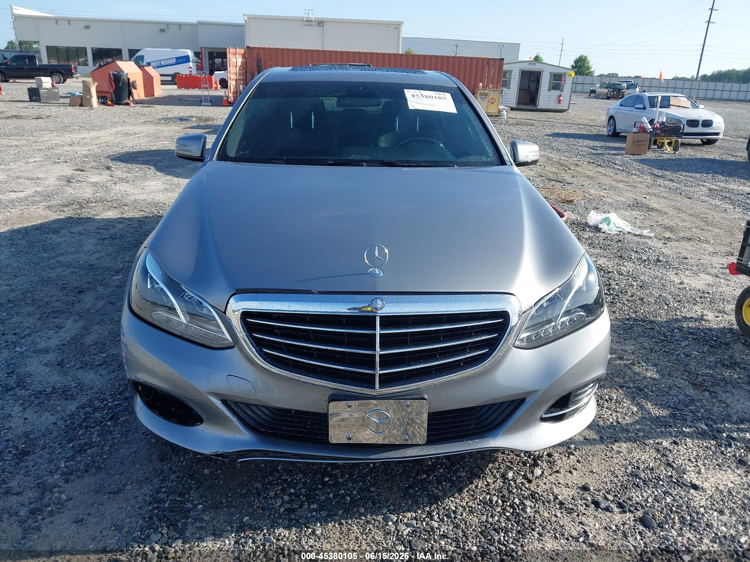 2014 Mercedes-benz E 350 4matic Серый vin: WDDHF8JB8EB017906