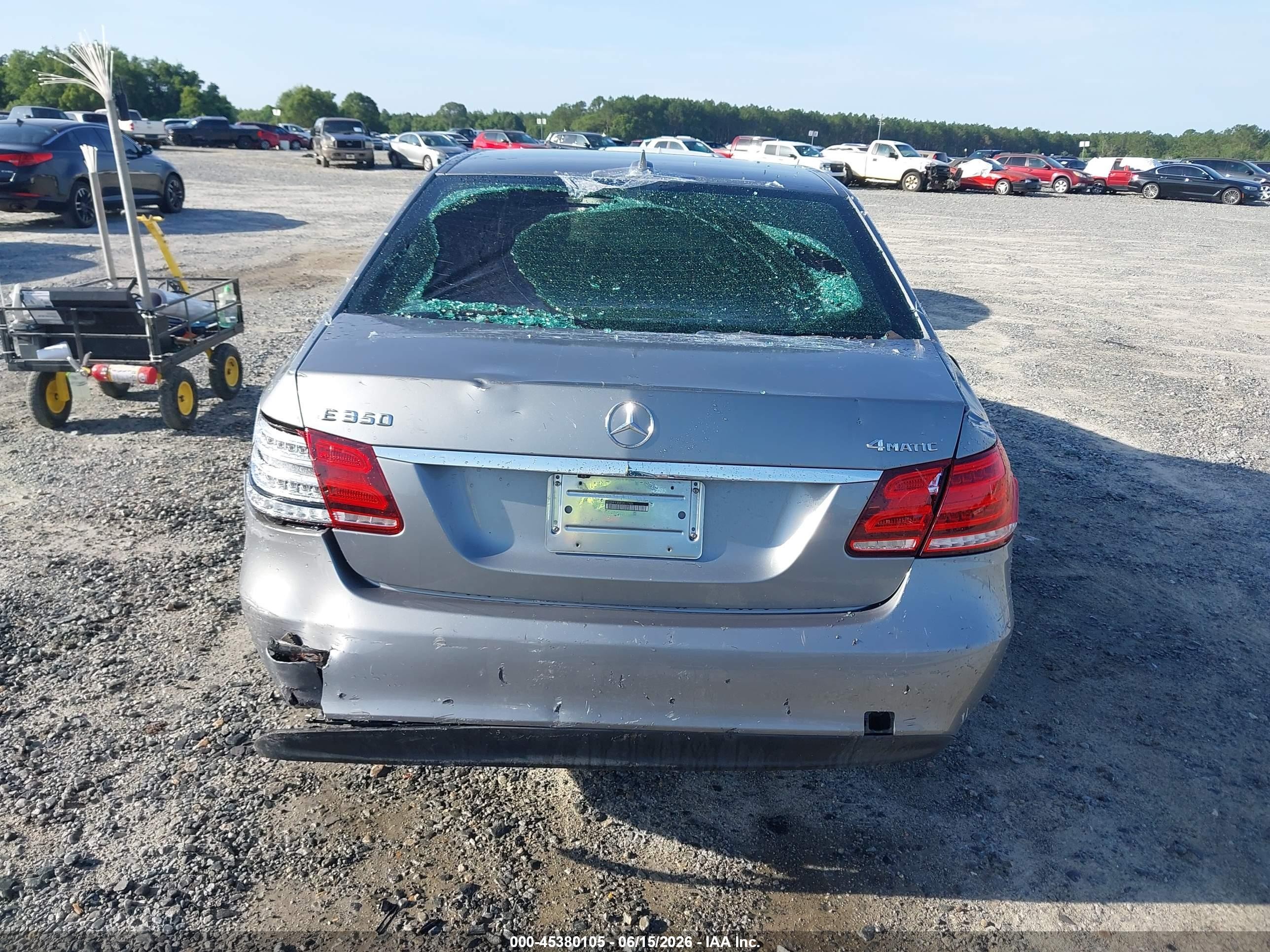2014 Mercedes-benz E 350 4matic Серый vin: WDDHF8JB8EB017906