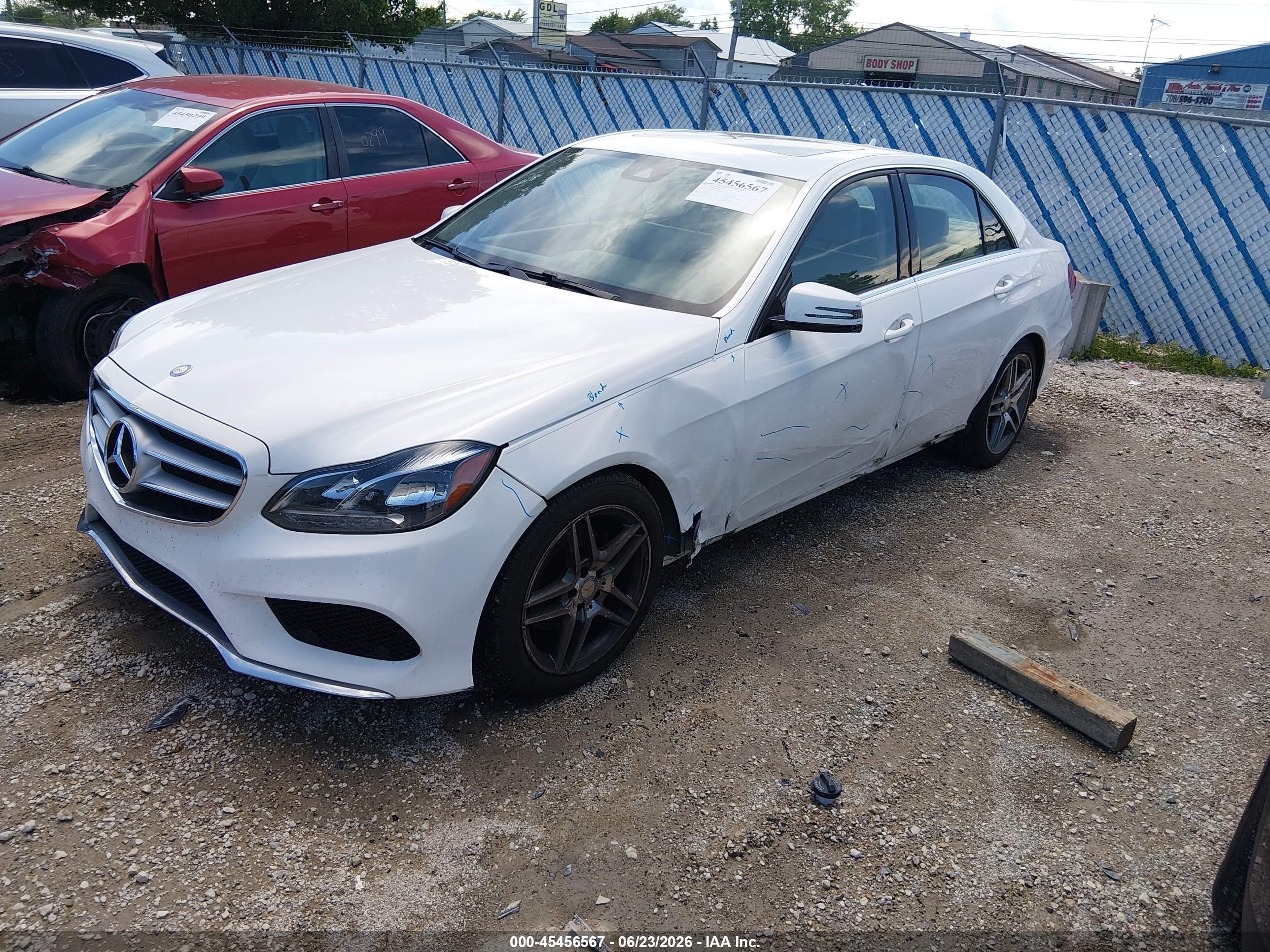 2014 Mercedes-benz E 350 4matic White vin: WDDHF8JB8EB030350