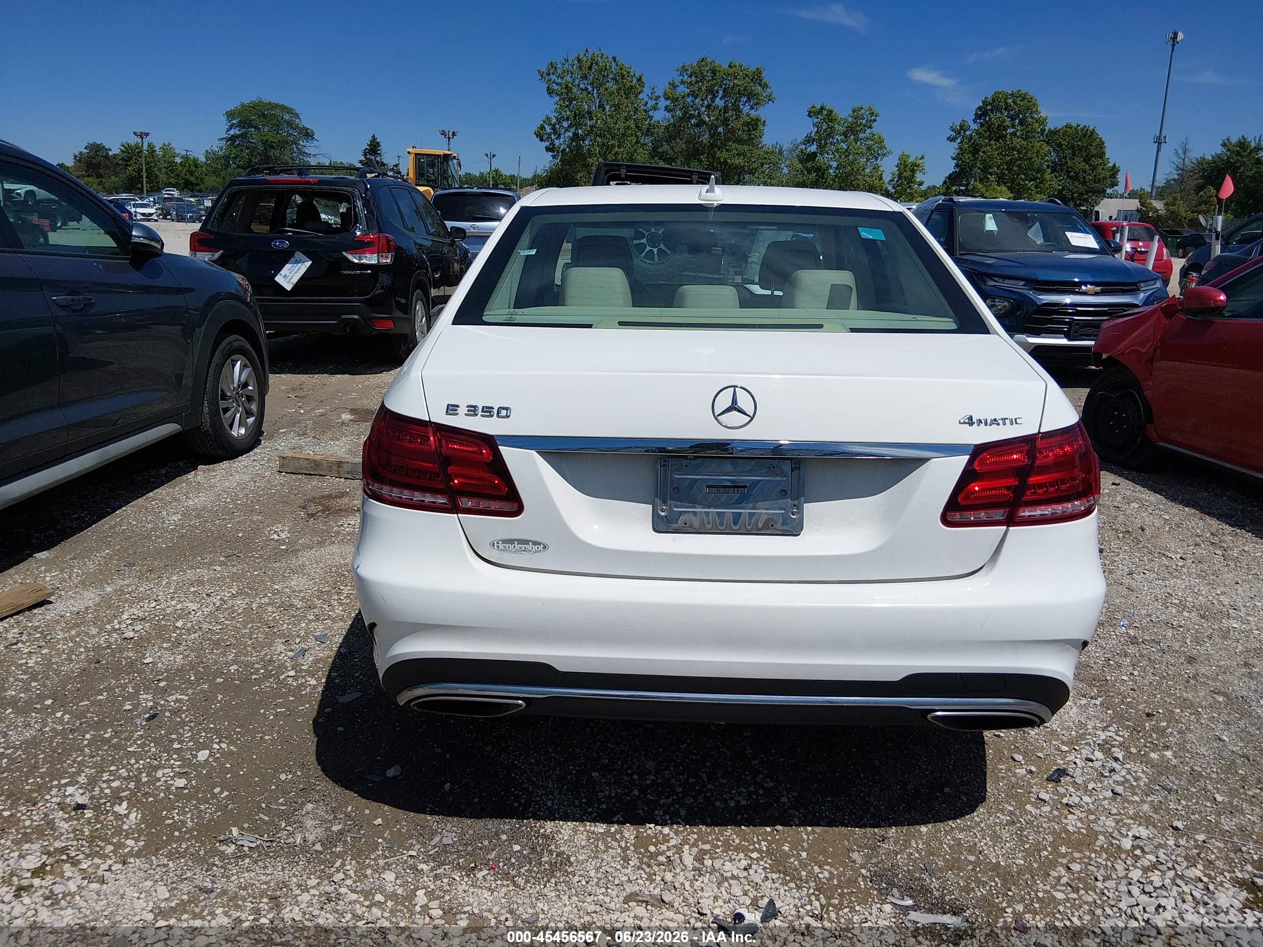 2014 Mercedes-benz E 350 4matic White vin: WDDHF8JB8EB030350