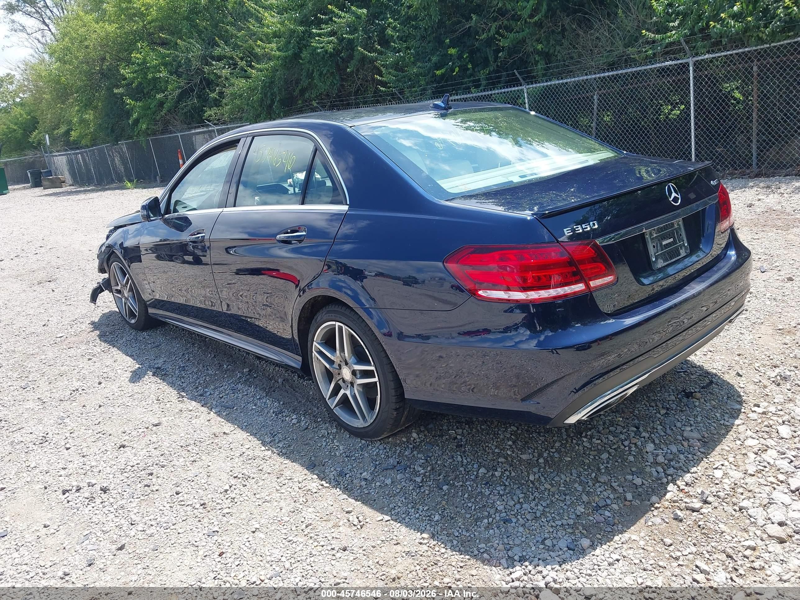 2015 Mercedes-benz E 350 4matic Blue vin: WDDHF8JB8FB110586