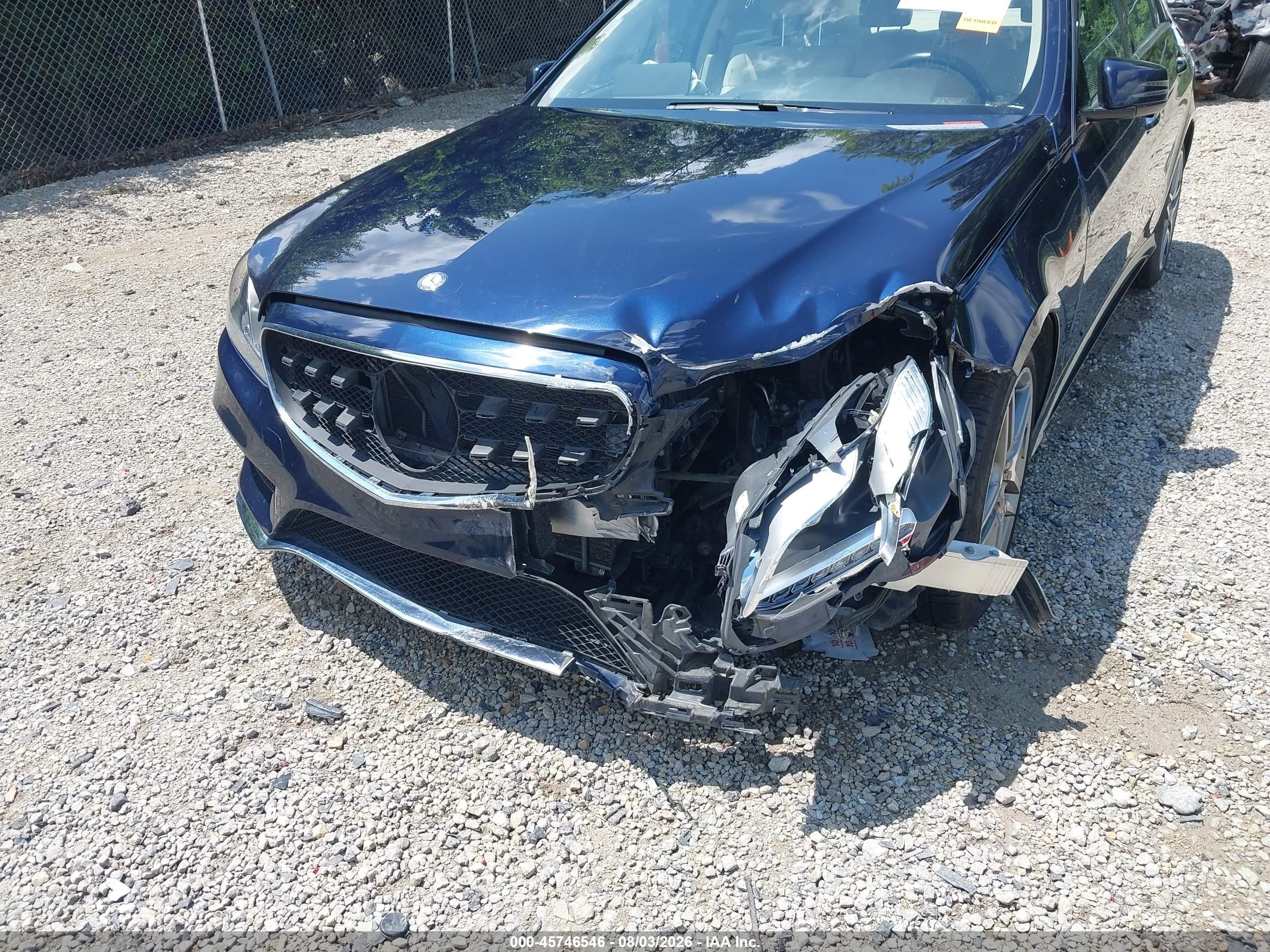 2015 Mercedes-benz E 350 4matic Blue vin: WDDHF8JB8FB110586