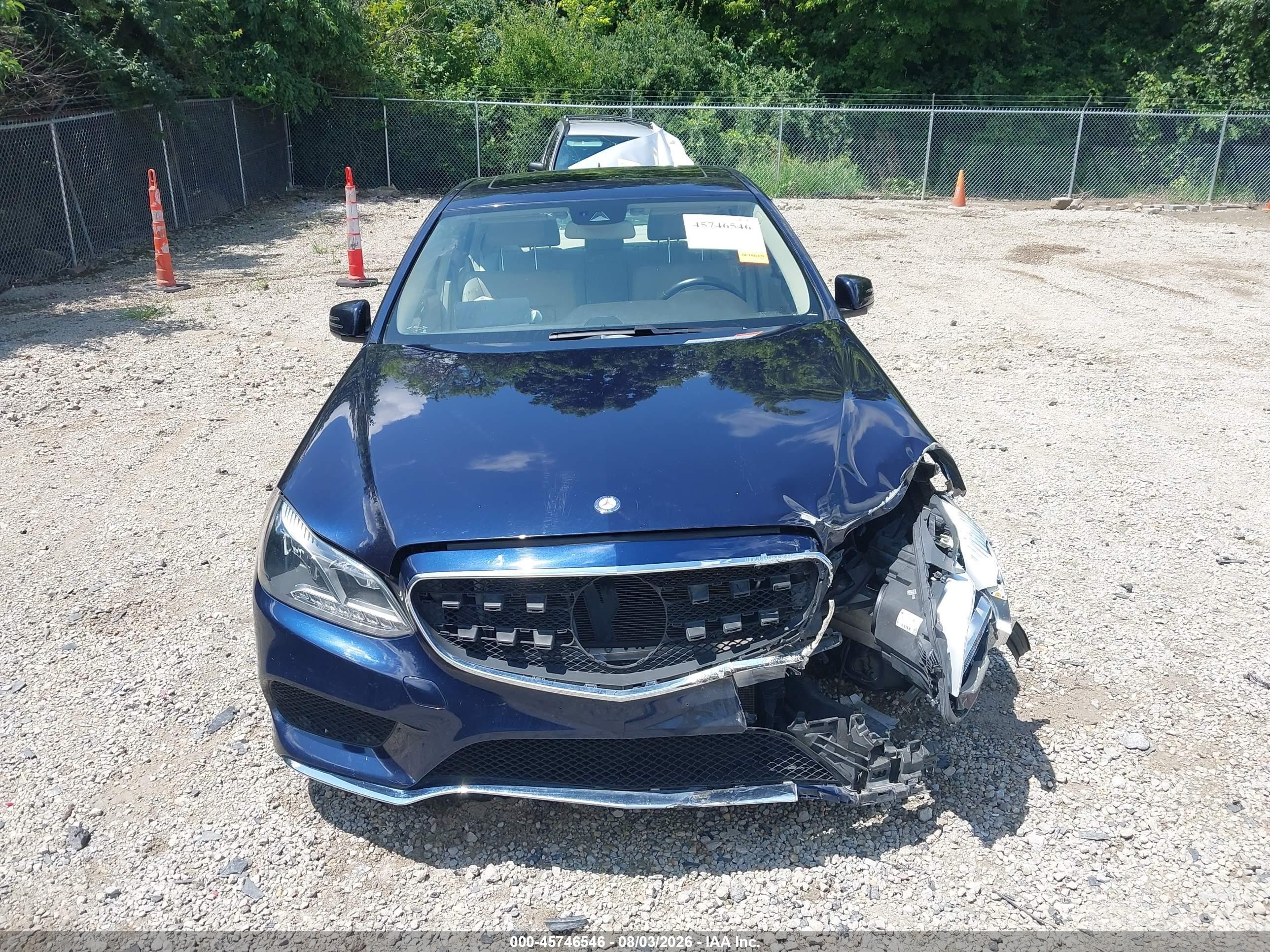 2015 Mercedes-benz E 350 4matic Blue vin: WDDHF8JB8FB110586