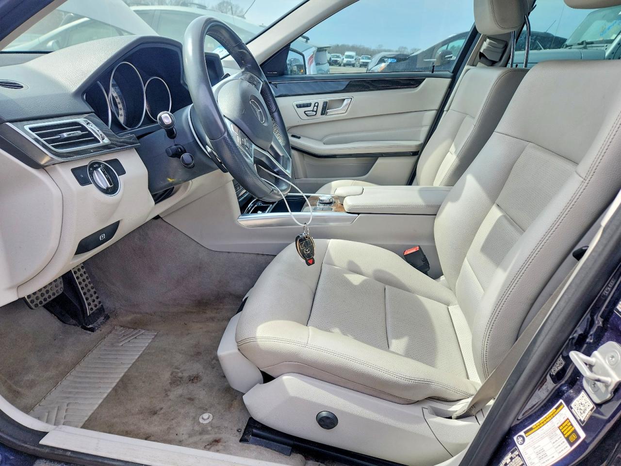2015 Mercedes-benz E 350 4matic Синий vin: WDDHF8JB8FB120812