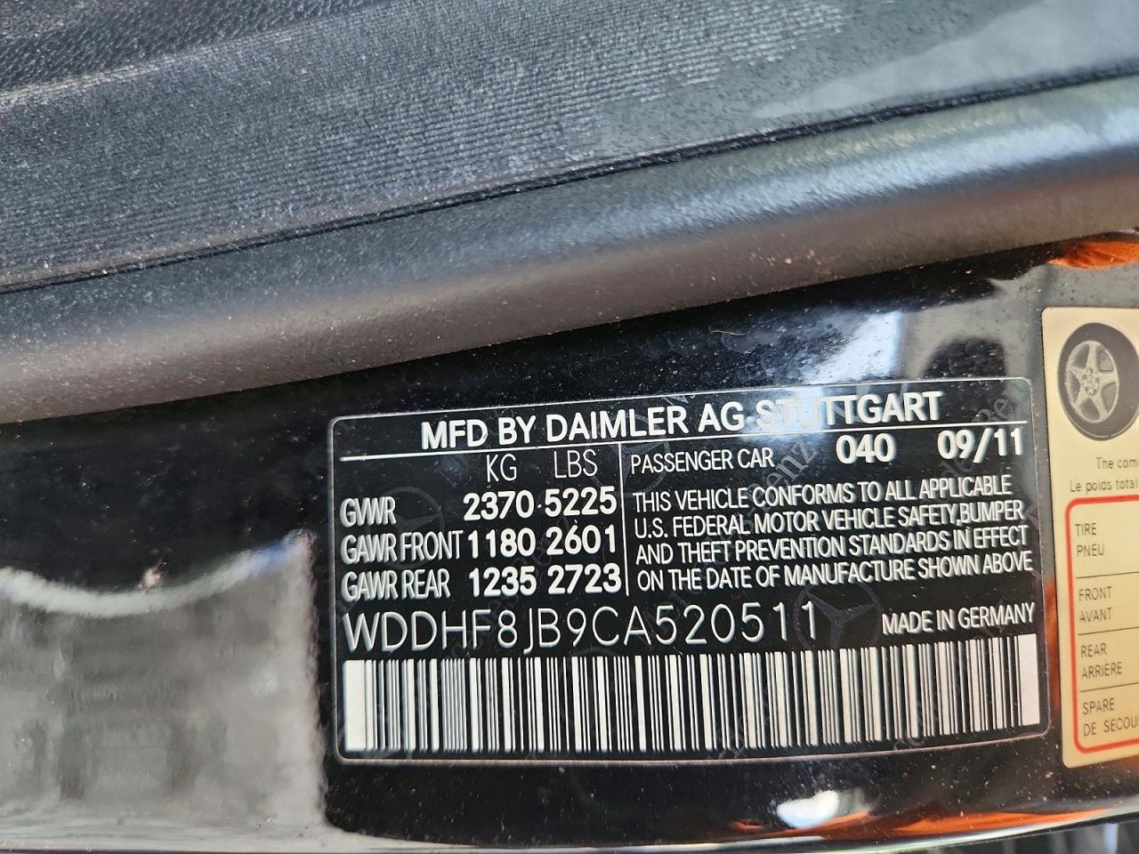 2012 Mercedes-benz E 350 4matic Black vin: WDDHF8JB9CA520511