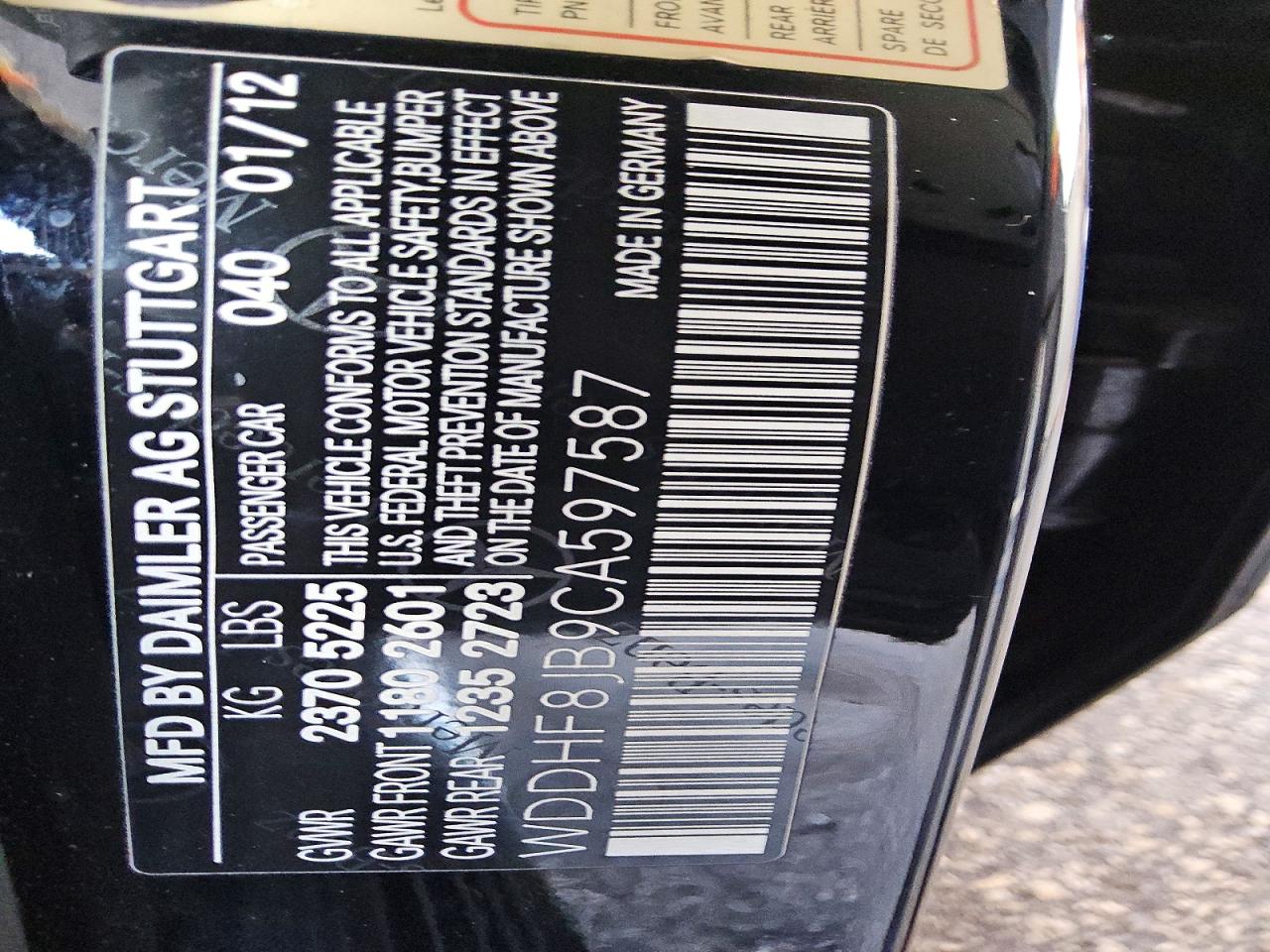 2012 Mercedes-benz E 350 4matic Black vin: WDDHF8JB9CA597587