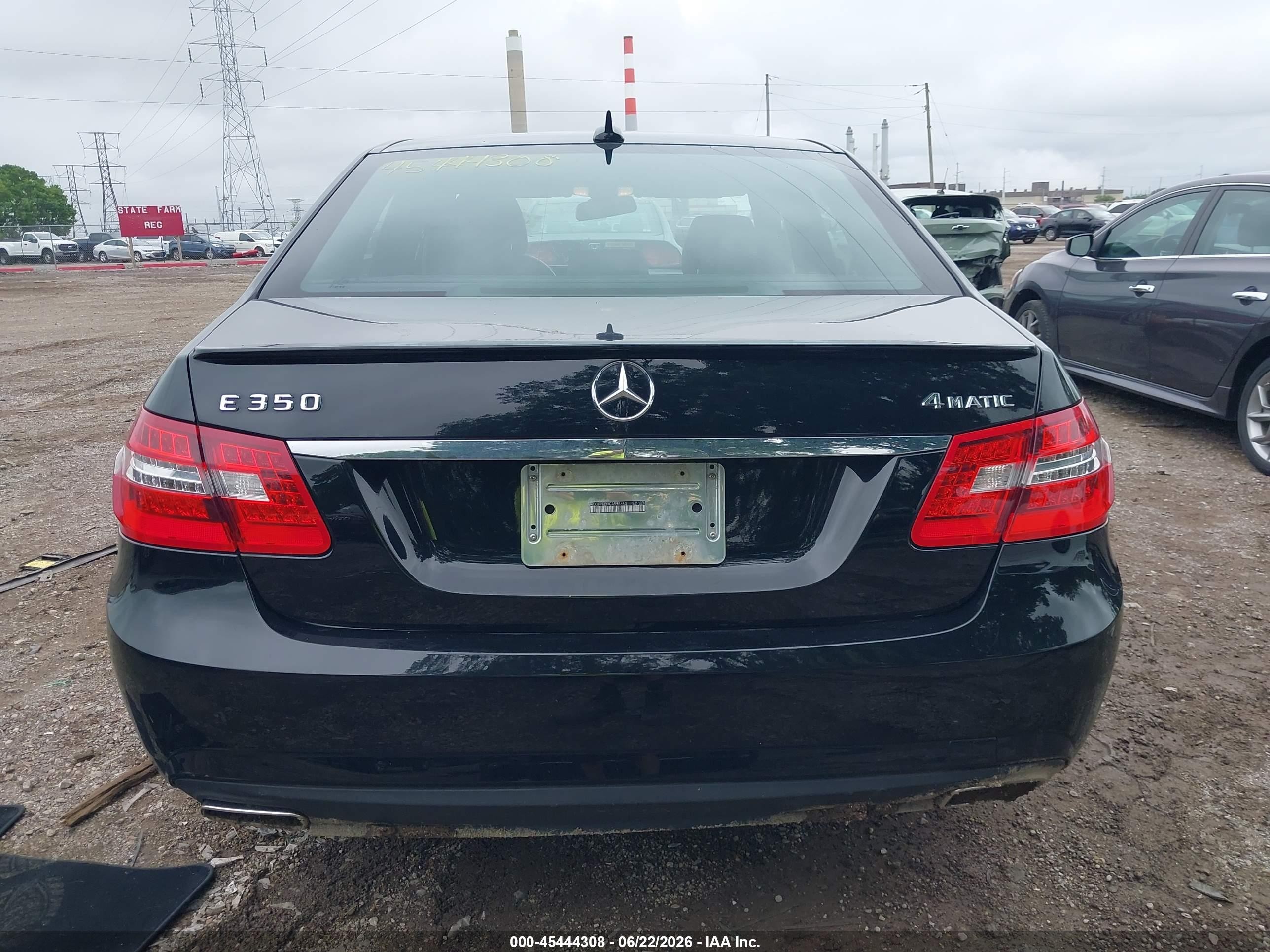 2012 Mercedes-benz E 350 4matic Black vin: WDDHF8JB9CA598660
