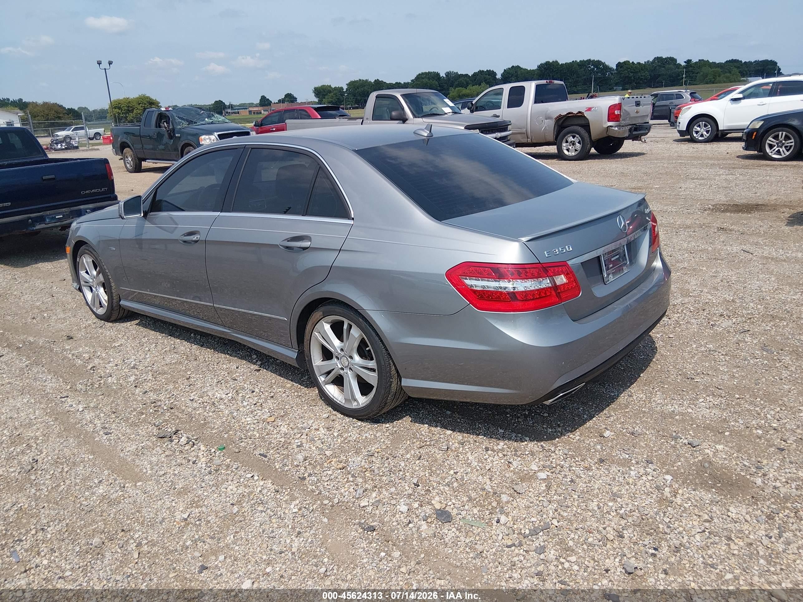 2012 Mercedes-benz E 350 4matic Gray vin: WDDHF8JB9CA608653