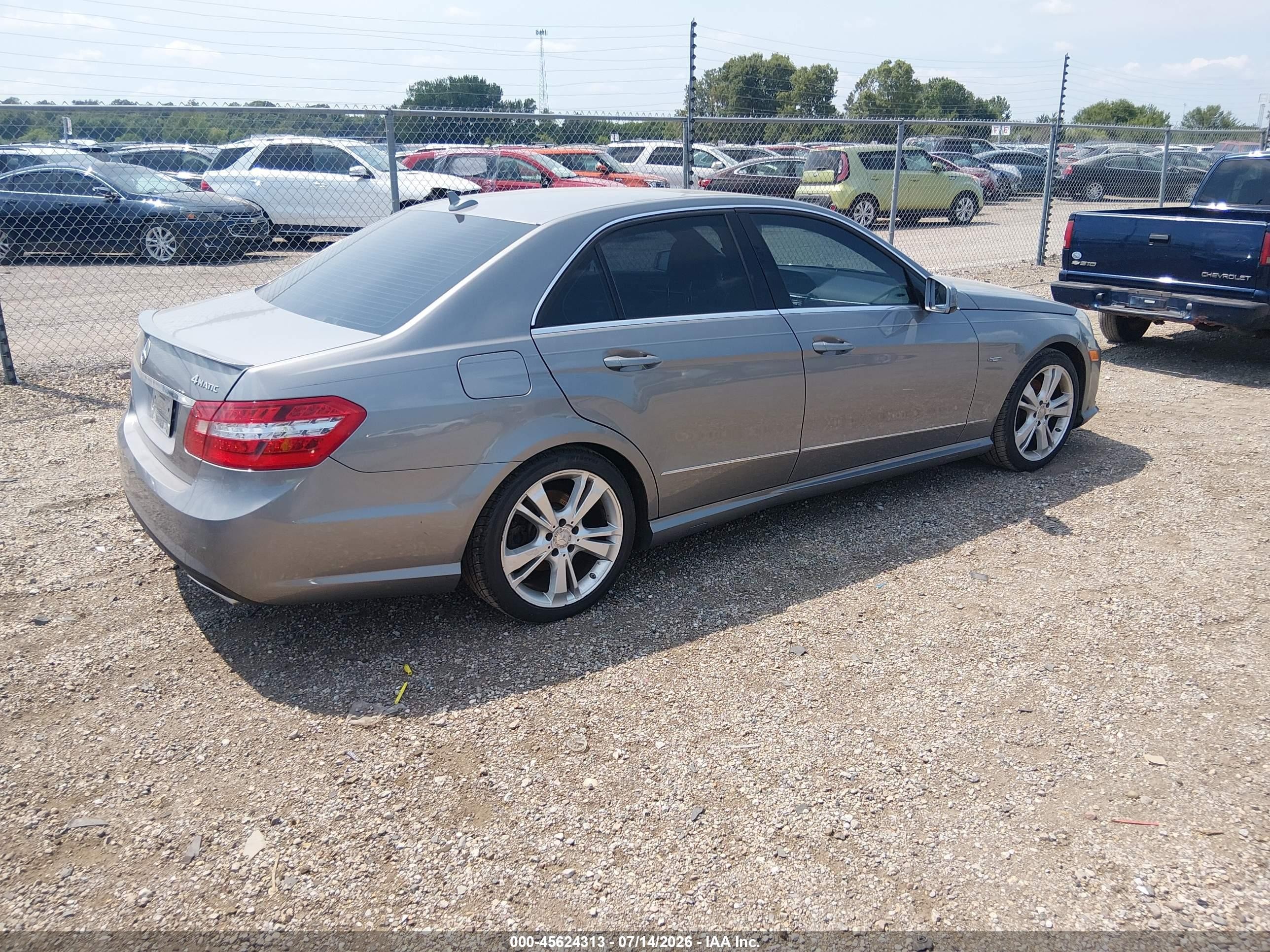 2012 Mercedes-benz E 350 4matic Gray vin: WDDHF8JB9CA608653