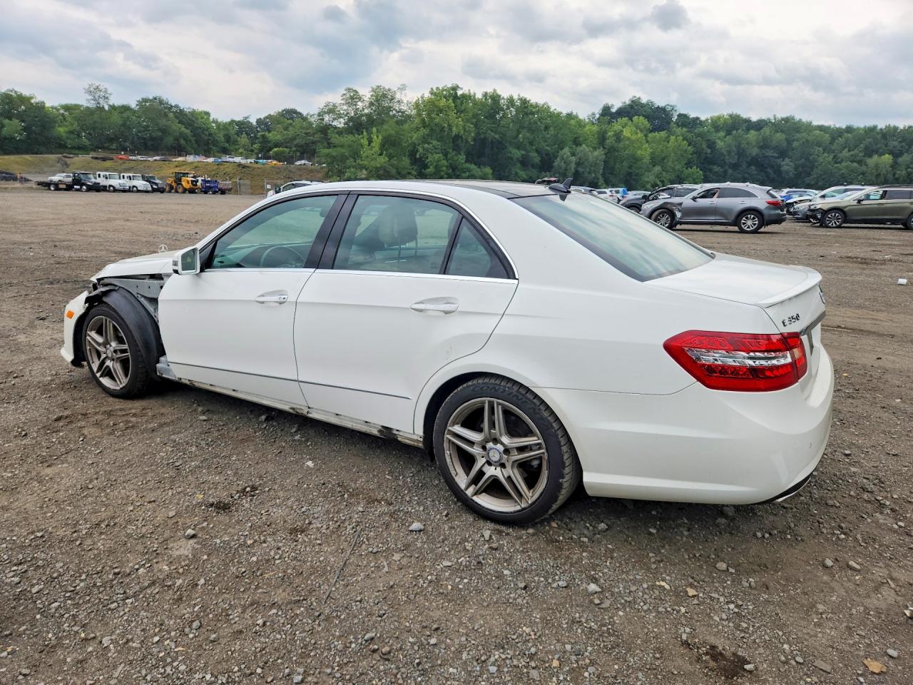 2013 Mercedes-benz E 350 4matic Белый vin: WDDHF8JB9DA663007