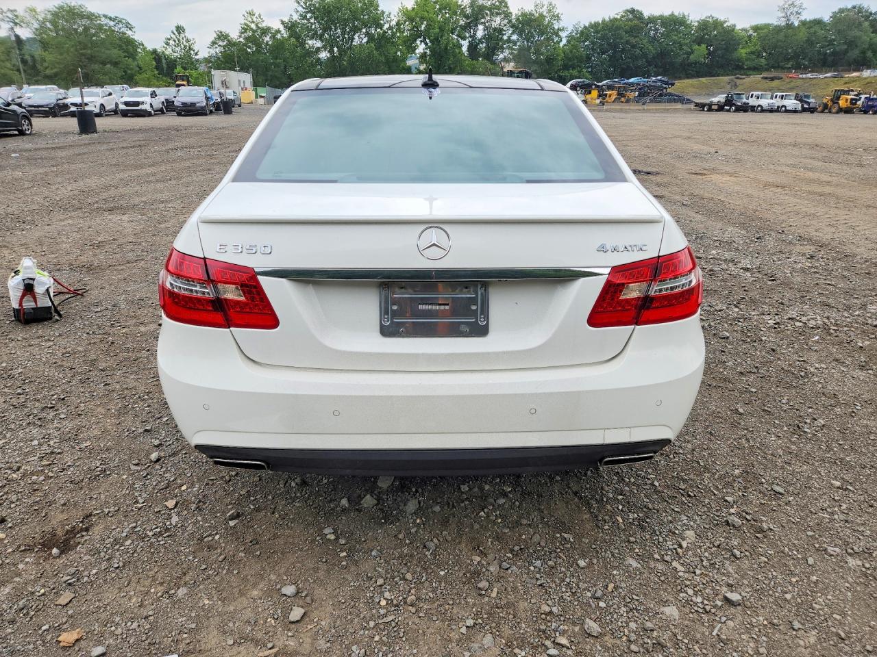 2013 Mercedes-benz E 350 4matic Белый vin: WDDHF8JB9DA663007