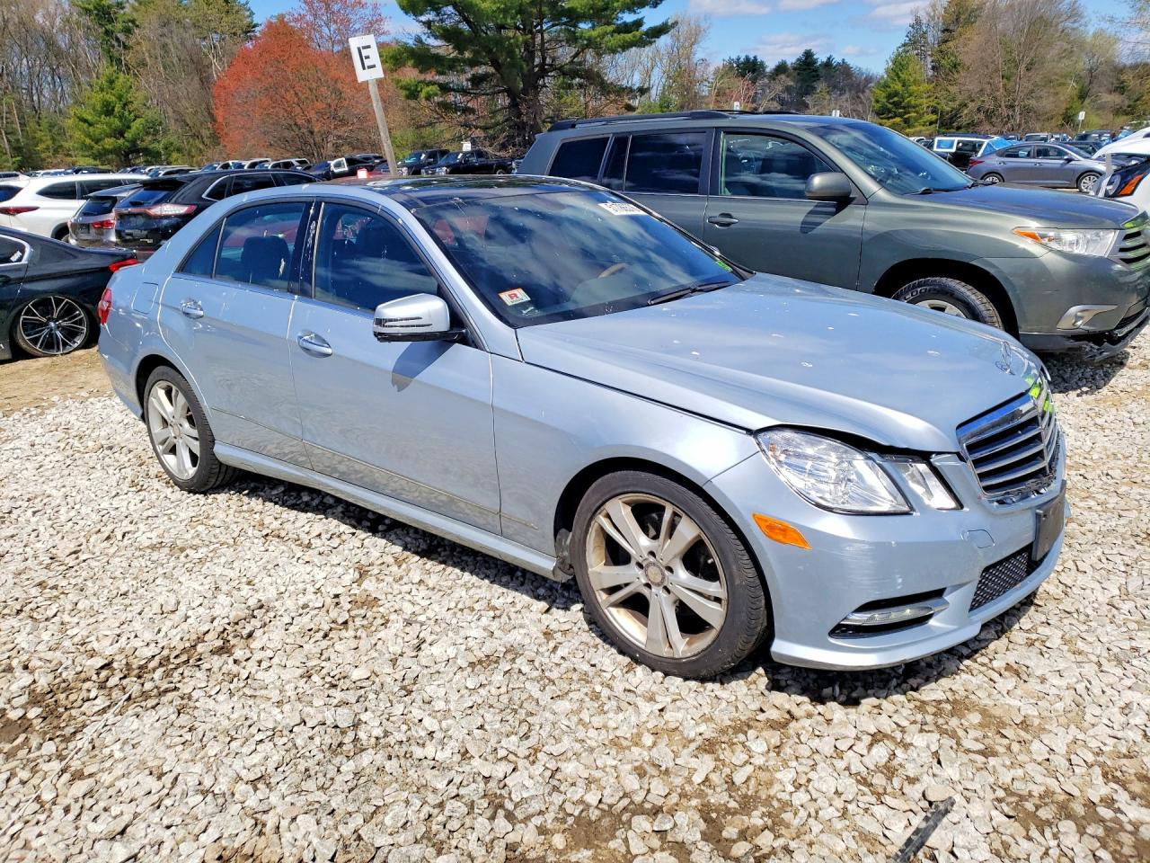 2013 Mercedes-benz E 350 4matic Серебряный vin: WDDHF8JB9DA672919
