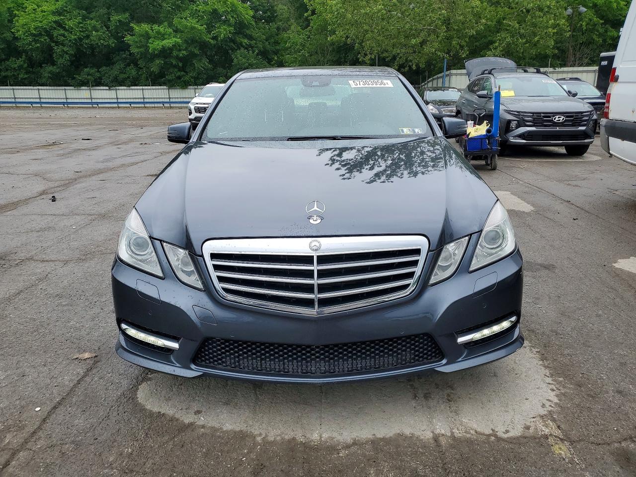 2013 Mercedes-benz E 350 4matic Gray vin: WDDHF8JB9DA679336