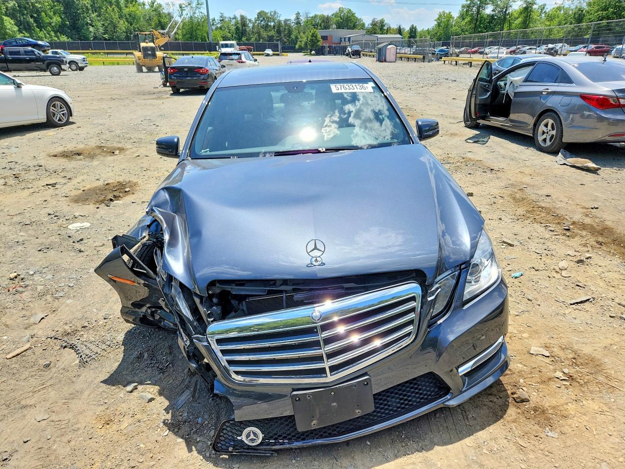 2013 Mercedes-benz E 350 4matic Gray vin: WDDHF8JB9DA710617