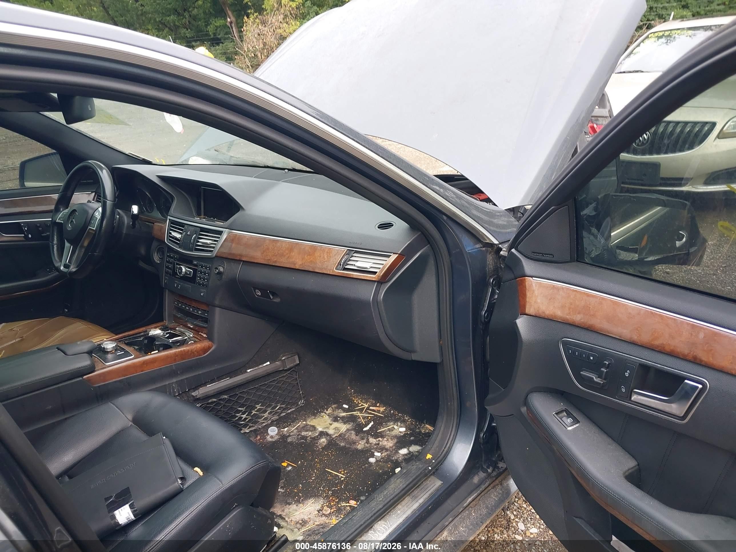 2013 Mercedes-benz E 350 4matic Gray vin: WDDHF8JB9DA718930