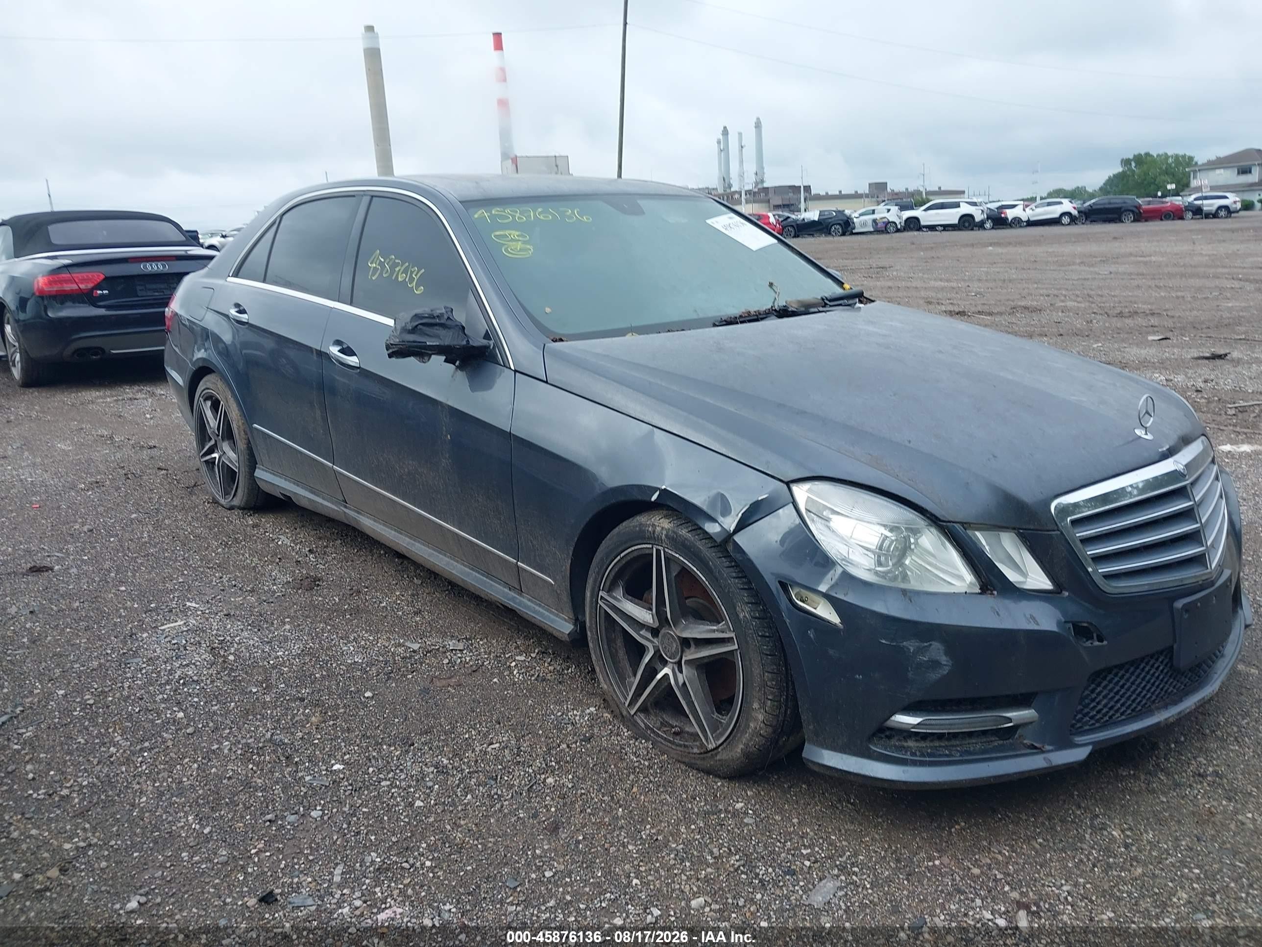 2013 Mercedes-benz E 350 4matic Gray vin: WDDHF8JB9DA718930