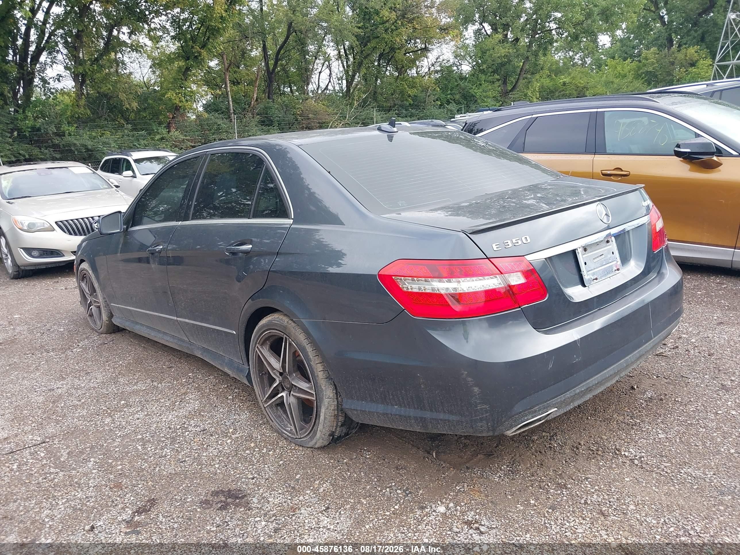 2013 Mercedes-benz E 350 4matic Gray vin: WDDHF8JB9DA718930
