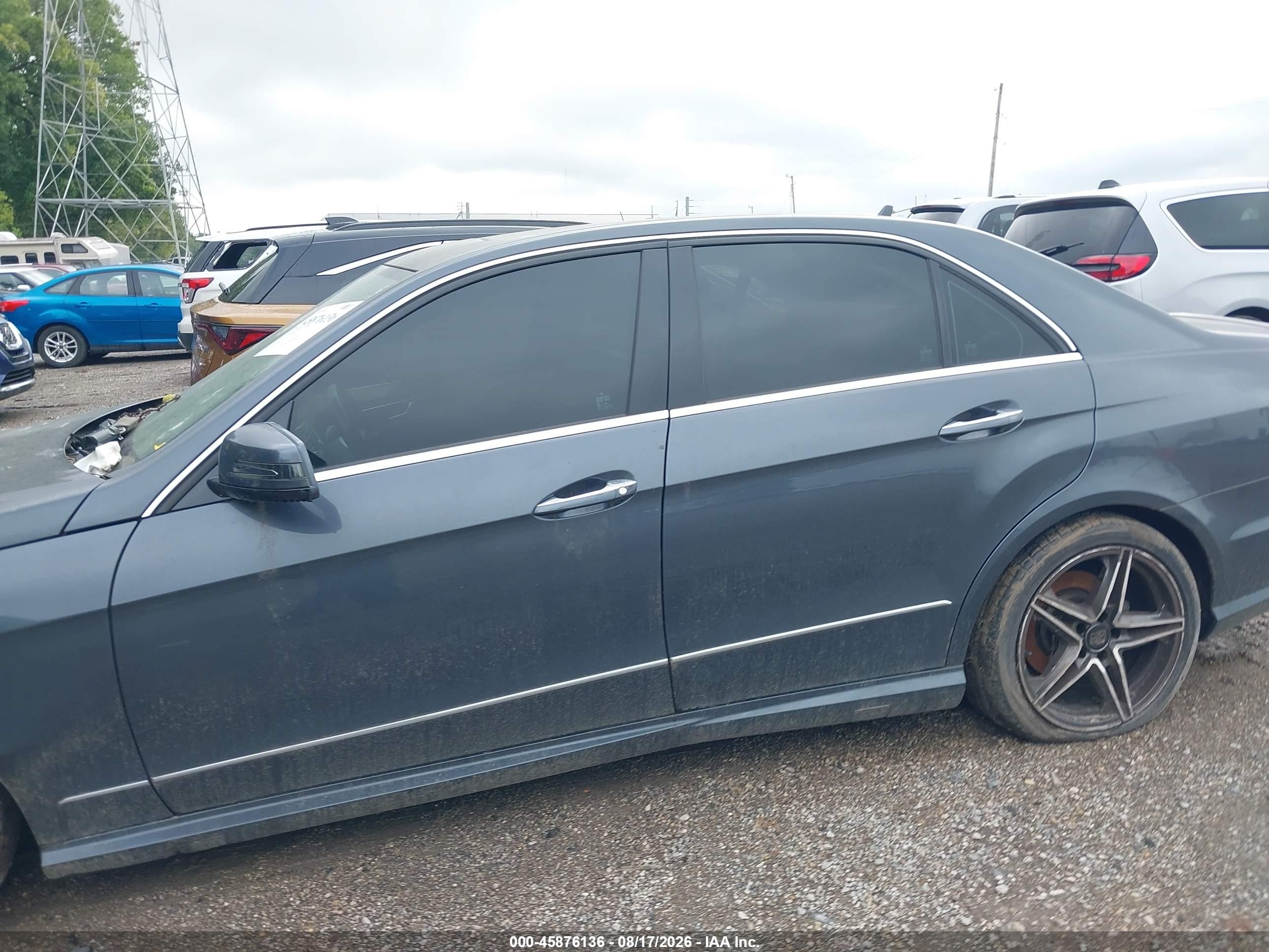 2013 Mercedes-benz E 350 4matic Gray vin: WDDHF8JB9DA718930
