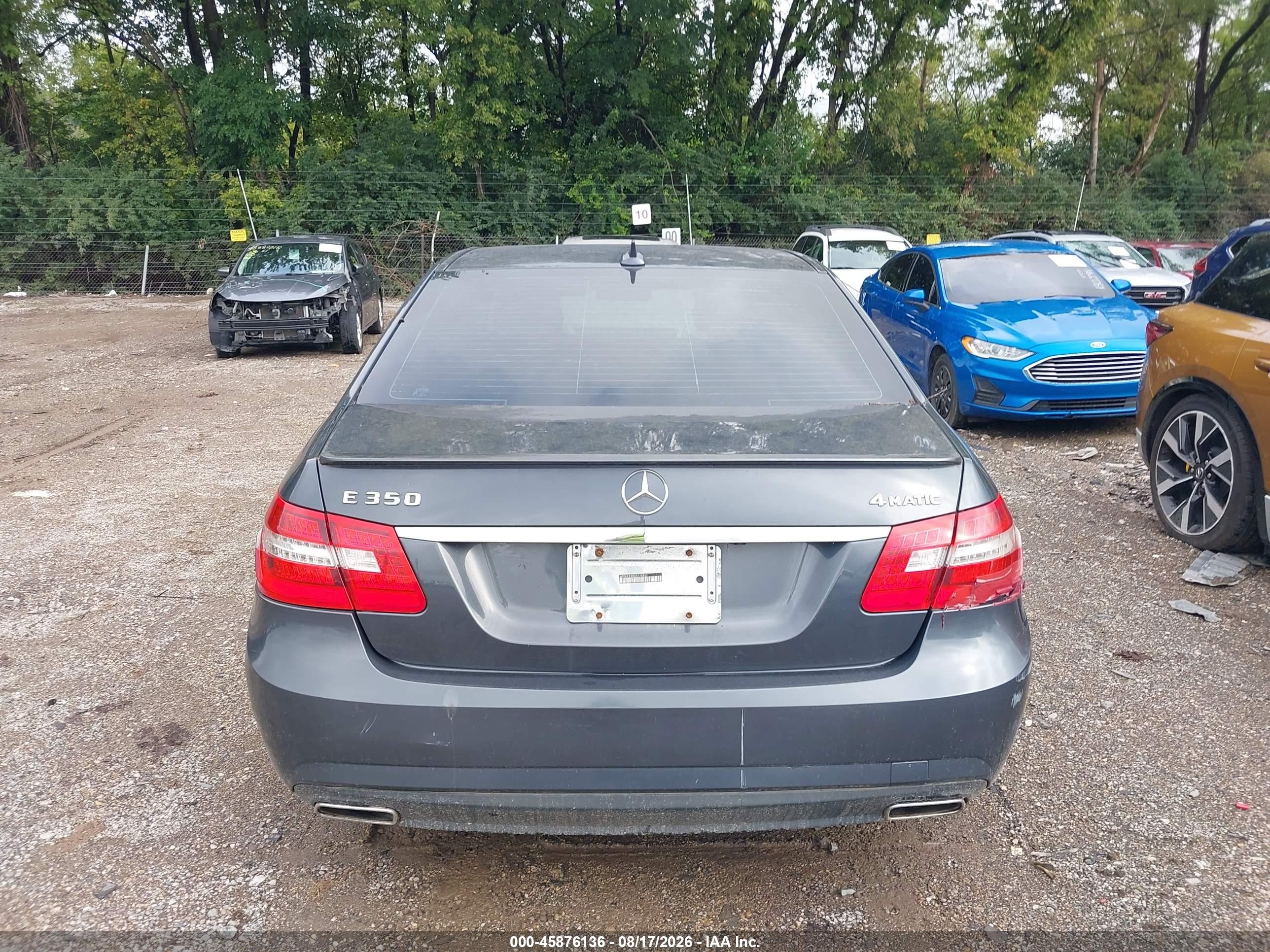 2013 Mercedes-benz E 350 4matic Gray vin: WDDHF8JB9DA718930