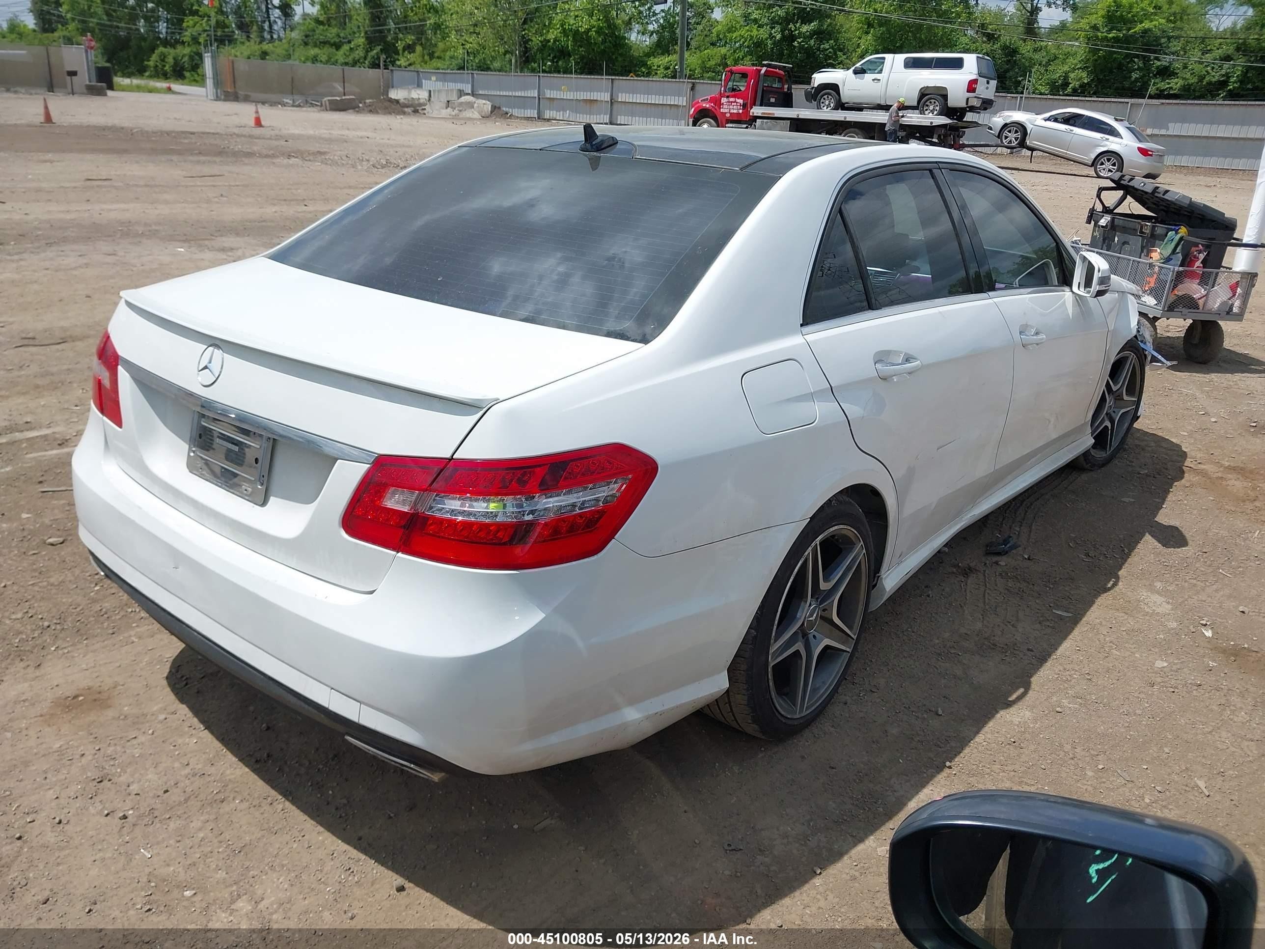 2013 Mercedes-benz E 350 4matic White vin: WDDHF8JB9DA763298
