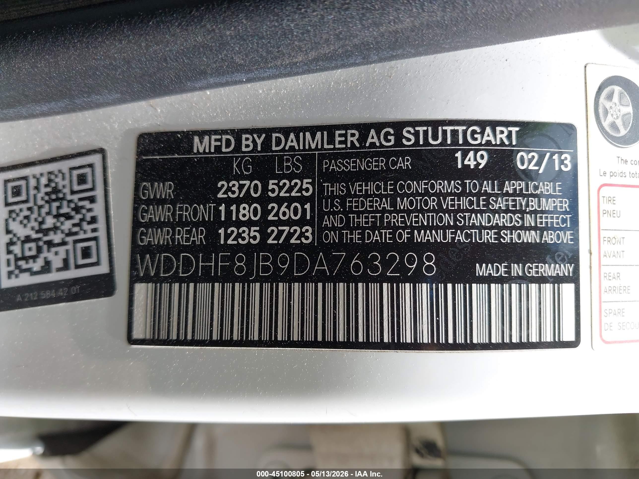 2013 Mercedes-benz E 350 4matic White vin: WDDHF8JB9DA763298