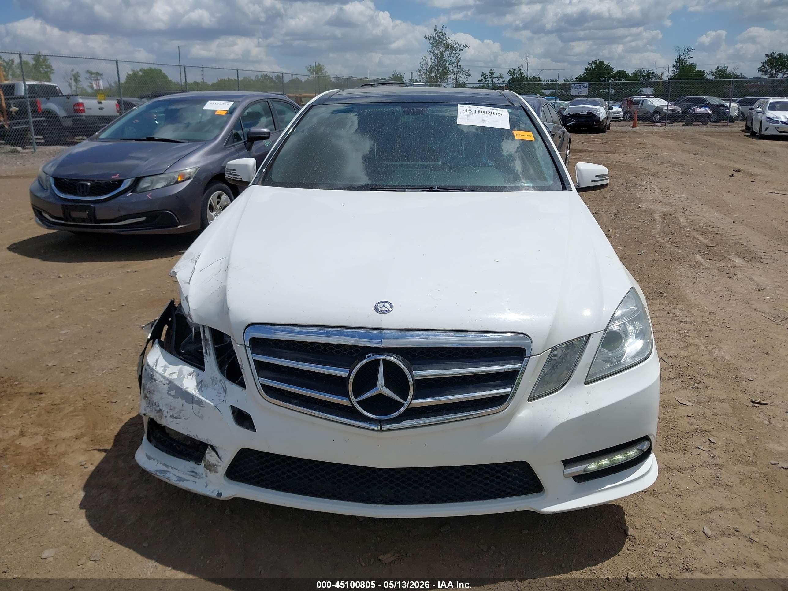 2013 Mercedes-benz E 350 4matic White vin: WDDHF8JB9DA763298