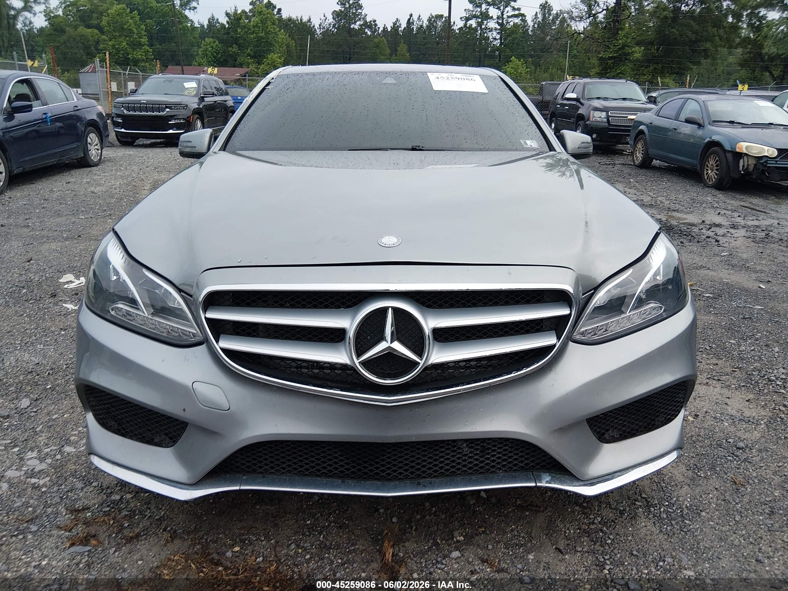 2014 Mercedes-benz E 350 4matic Silver vin: WDDHF8JB9EA881885