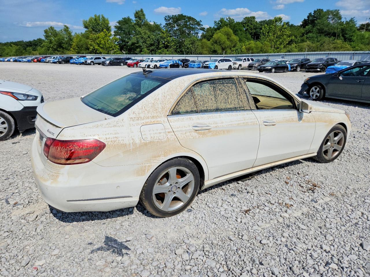 2014 Mercedes-benz E 350 4matic White vin: WDDHF8JB9EA907482