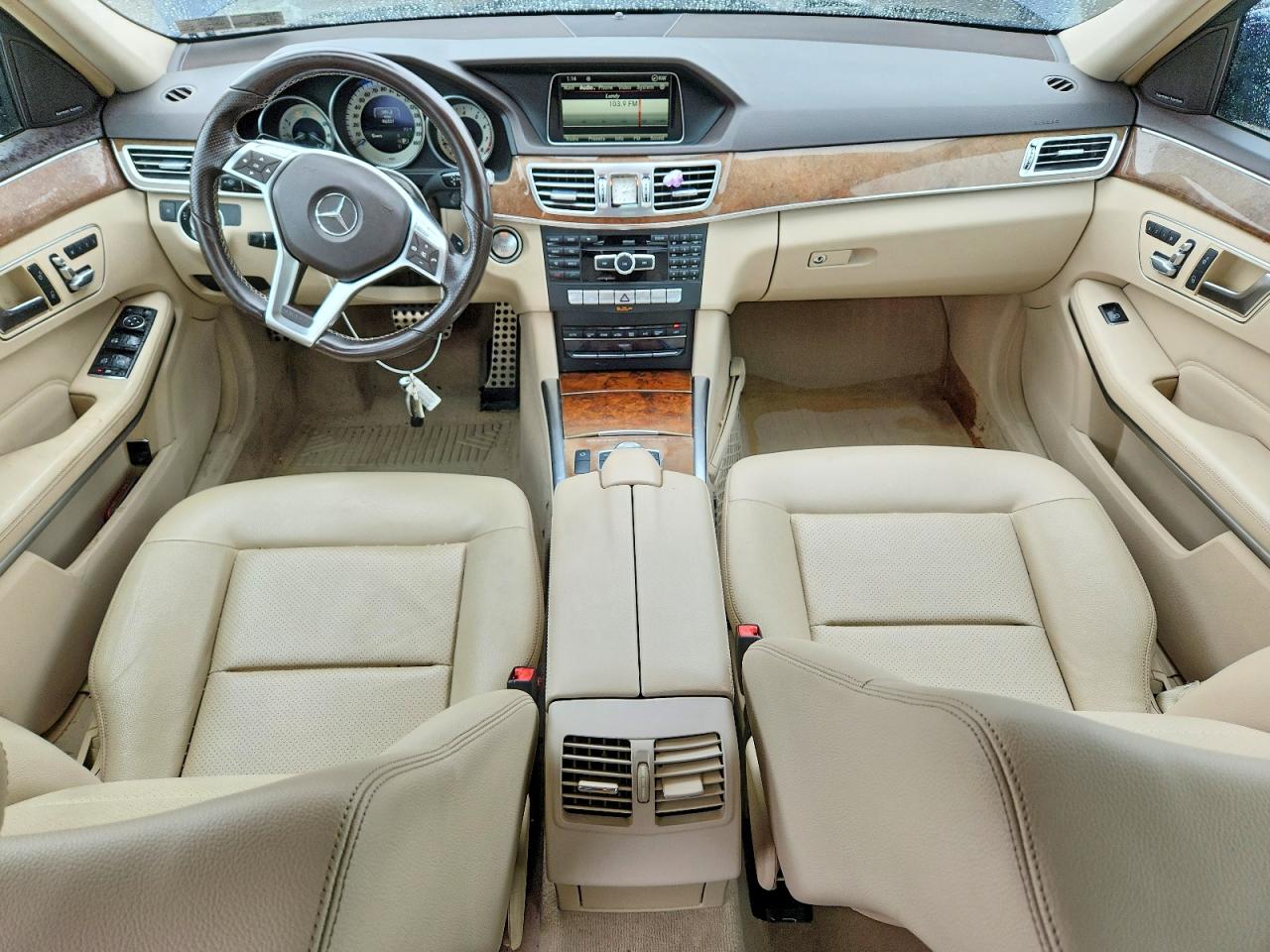 2014 Mercedes-benz E 350 4matic Blue vin: WDDHF8JB9EB003691
