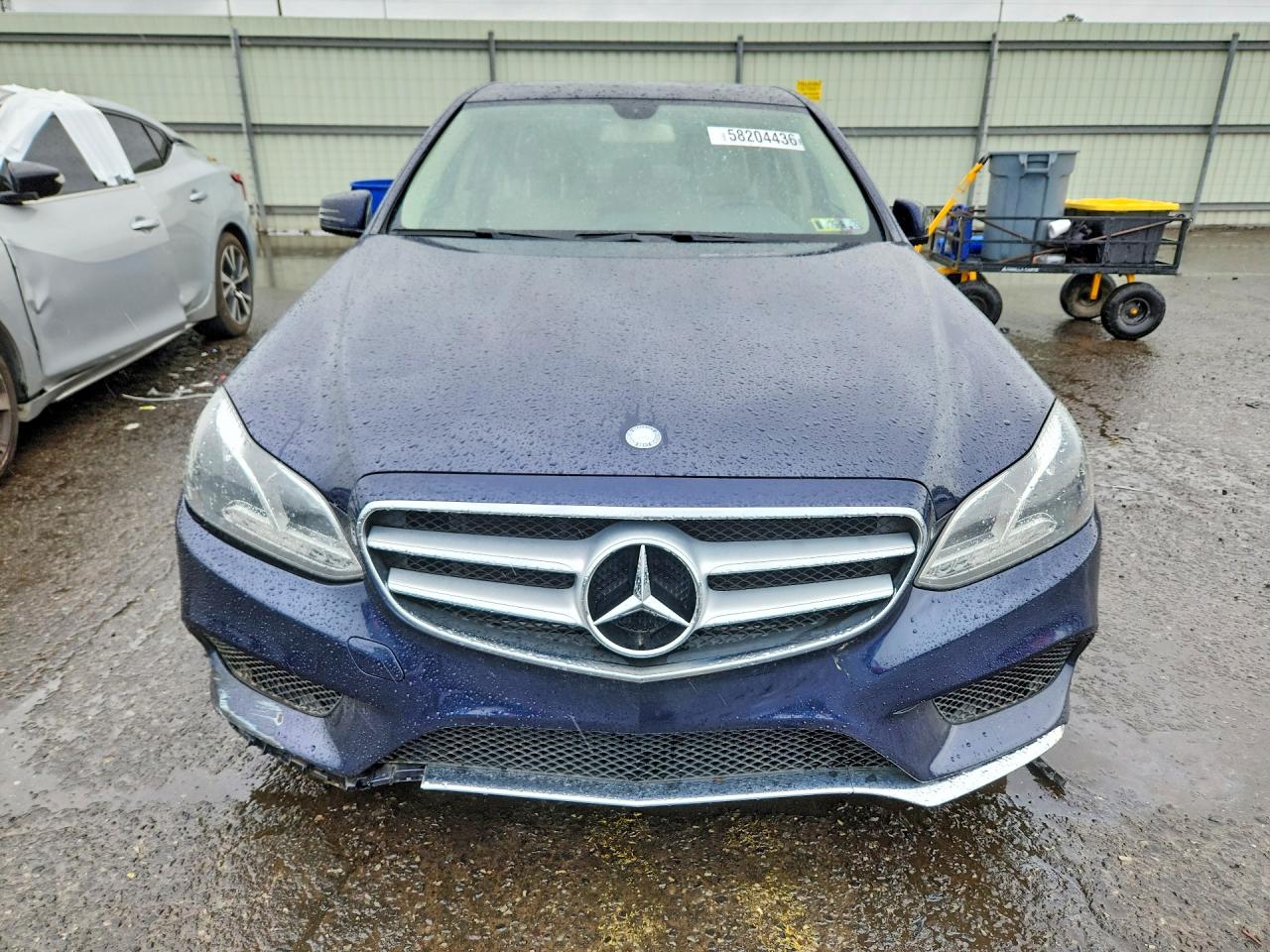 2014 Mercedes-benz E 350 4matic Blue vin: WDDHF8JB9EB003691