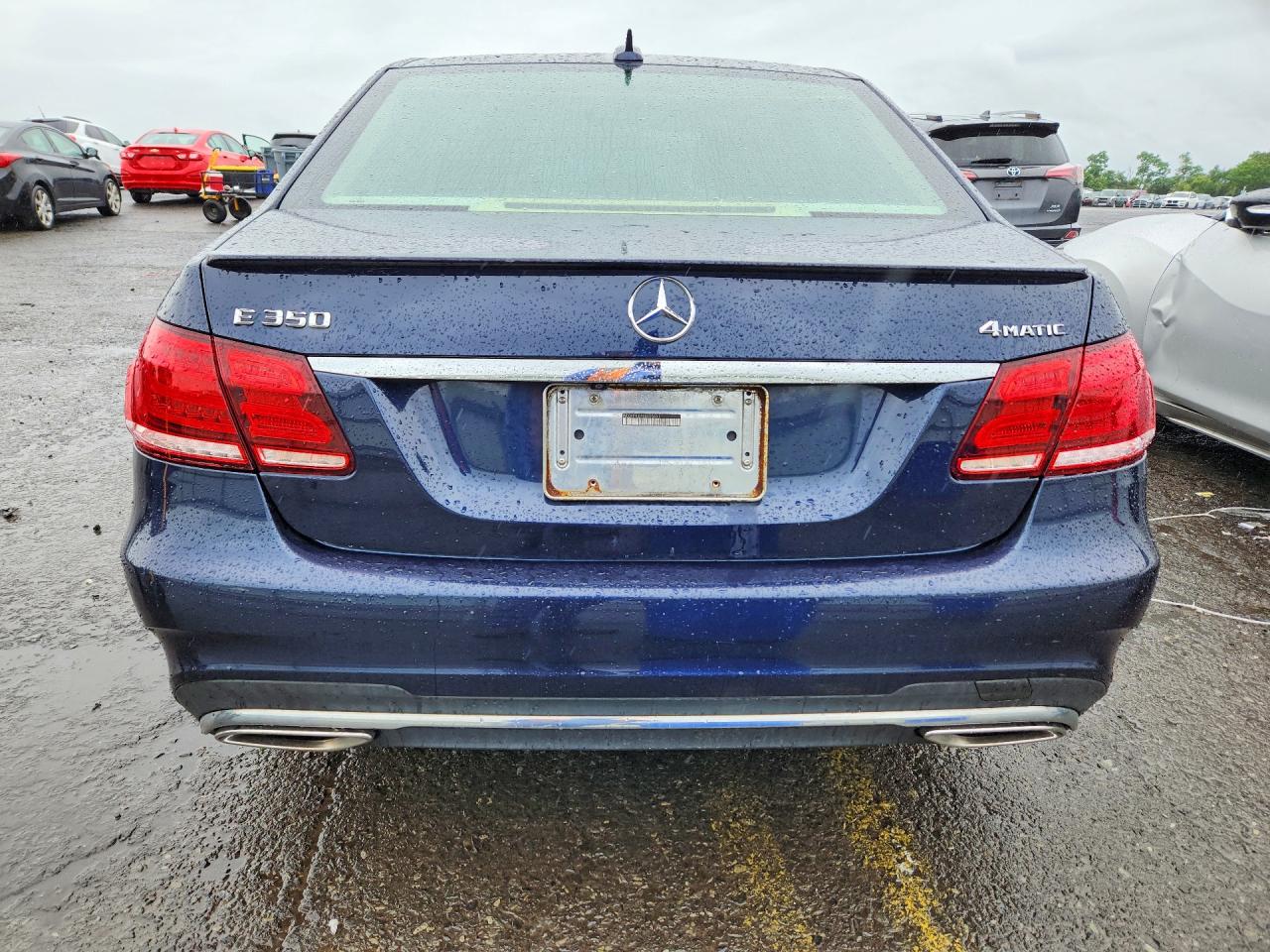 2014 Mercedes-benz E 350 4matic Blue vin: WDDHF8JB9EB003691